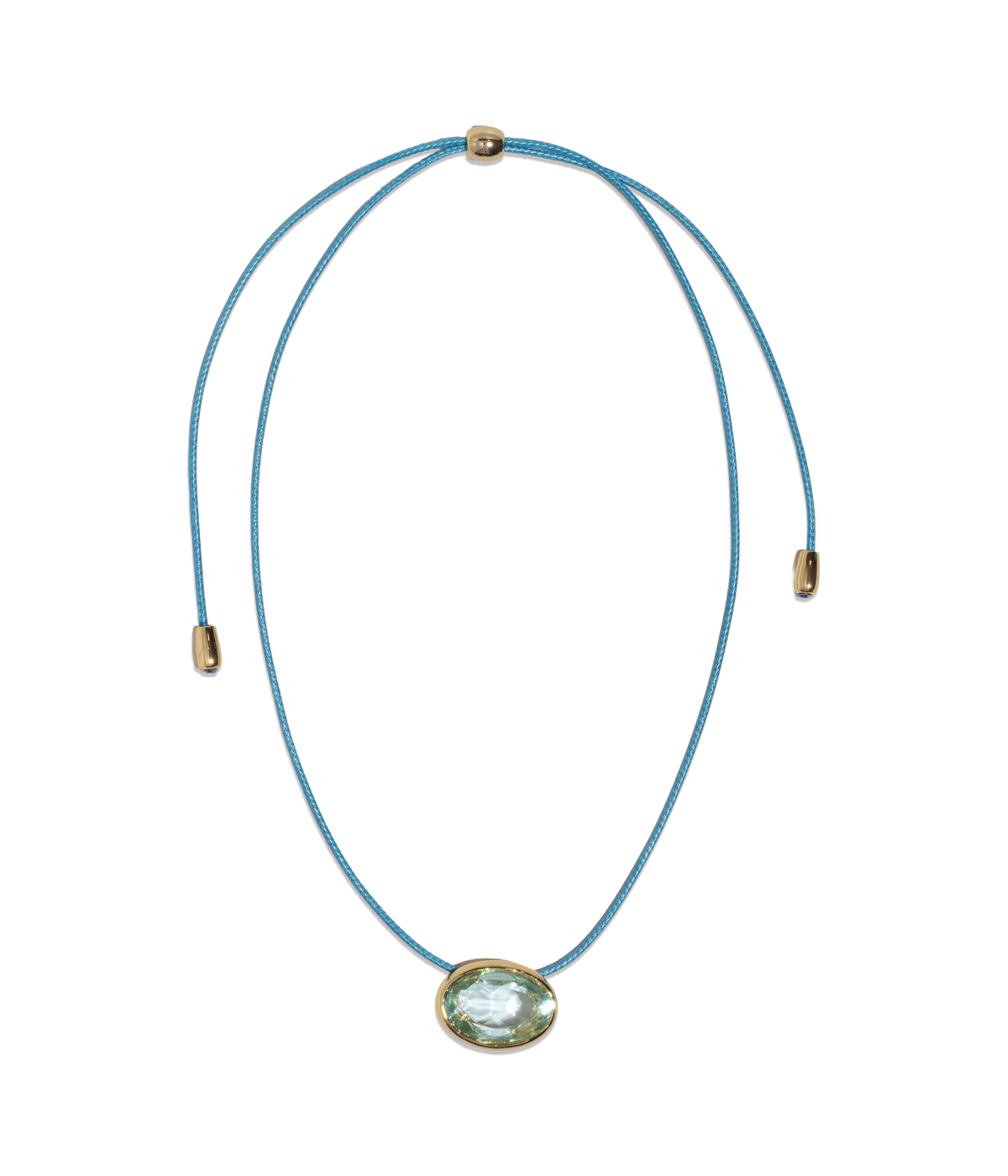 Marisol Necklace in Aqua-Necklaces-Mama Bijoux
