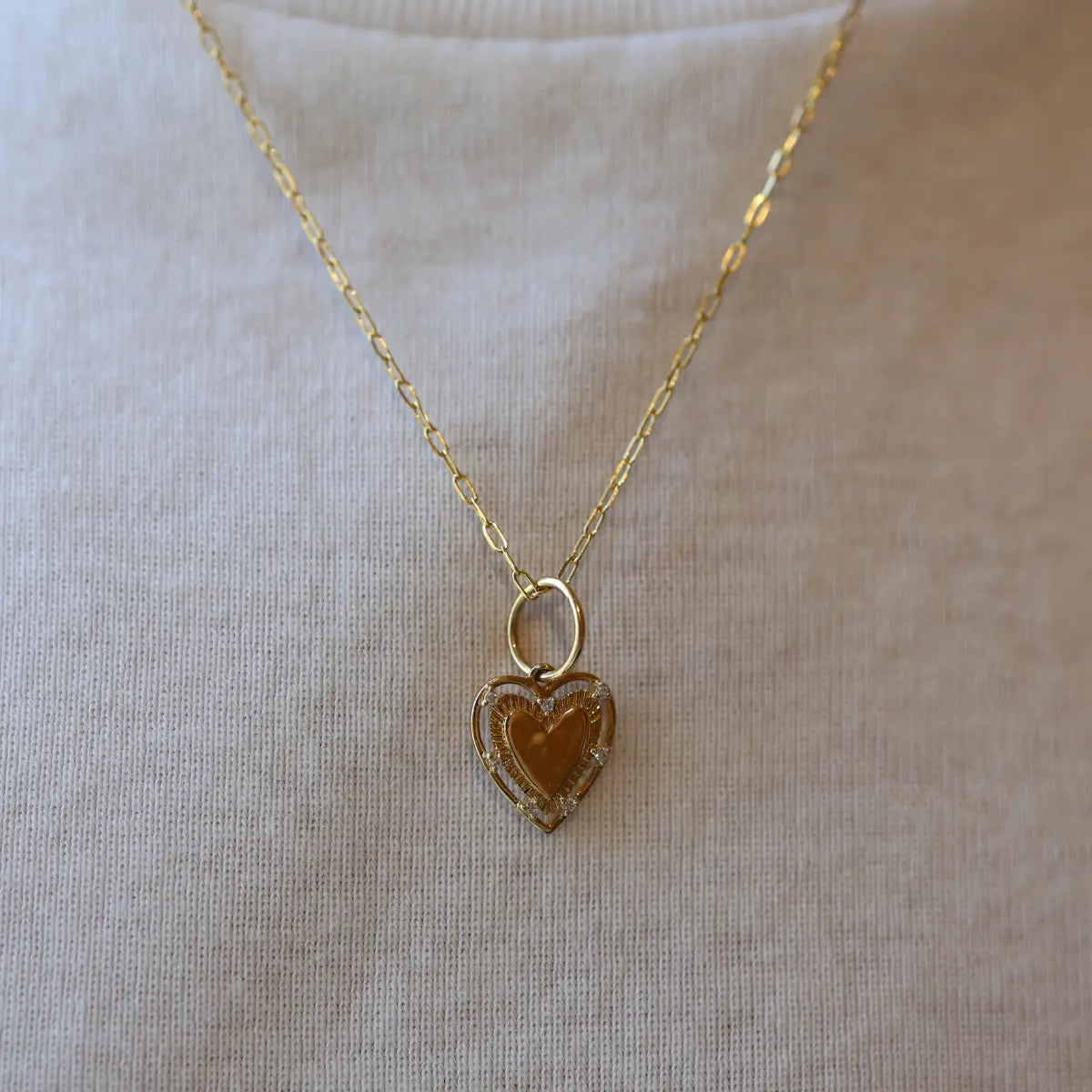 Itty Bitty Paperclip Chain Necklace-Necklaces-Mama Bijoux