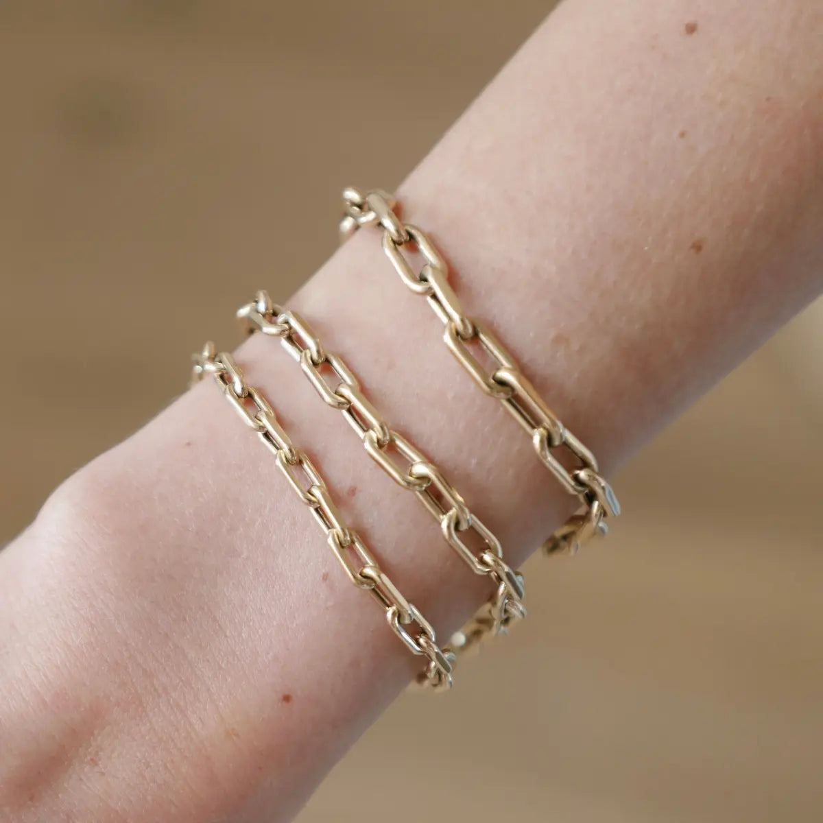 Classique Italian Open Link Chain Bracelet-Mama Bijoux