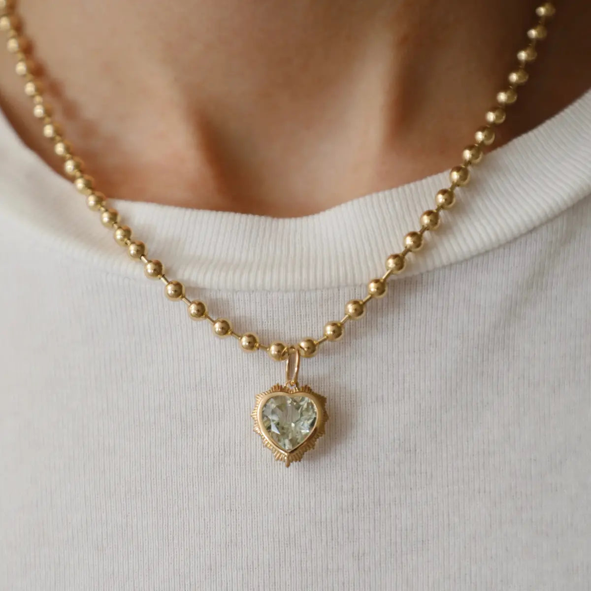 Exploding Gemstone Candy Heart Charm-Charms & Pendants-Mama Bijoux