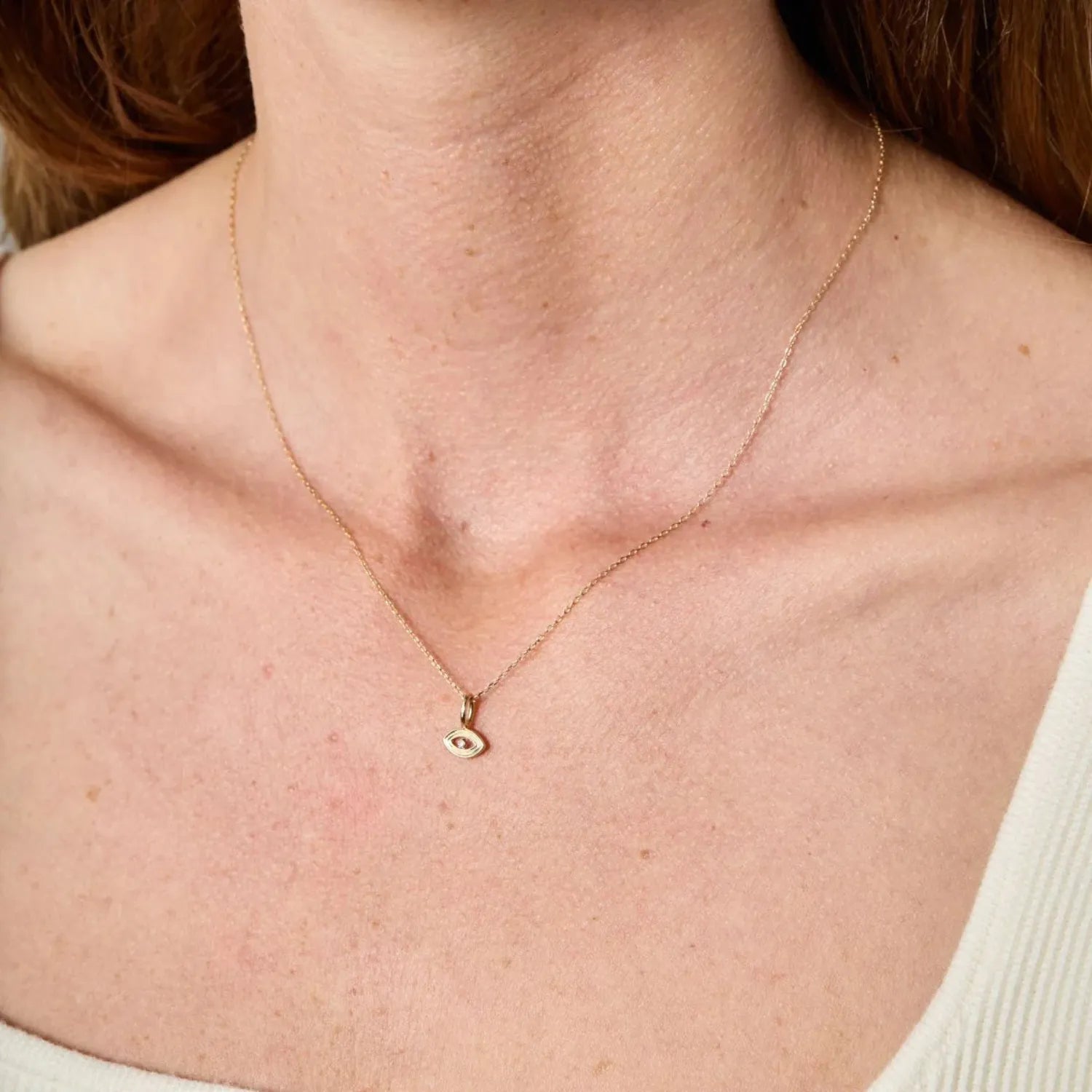 Adina Reyter Groovy Diamond Evil Eye Mini Charm lifestyle photo