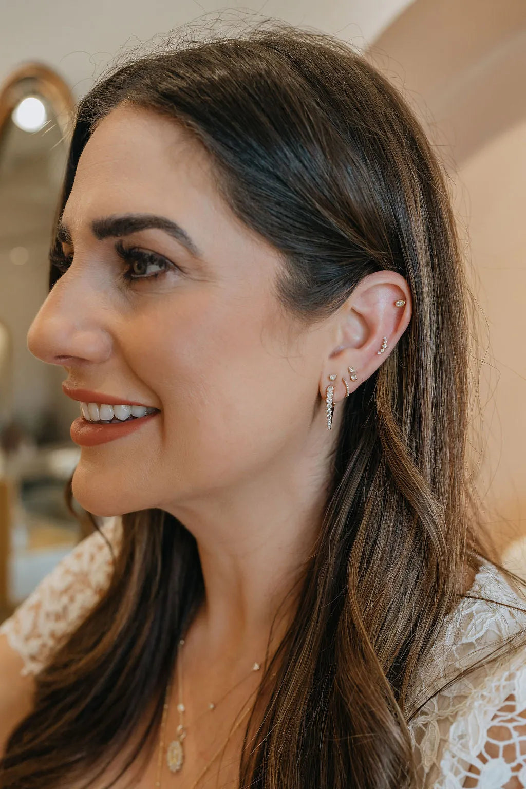 Bijoux Dagger Diamond Earrings — Earrings — Mama Bijoux fine jewelry