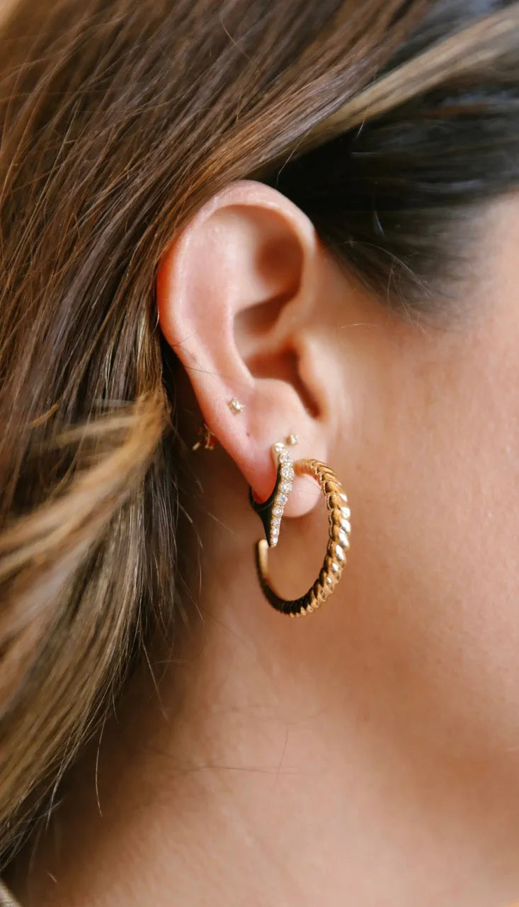 Bijoux Dagger Diamond Earrings — Earrings — Mama Bijoux fine jewelry