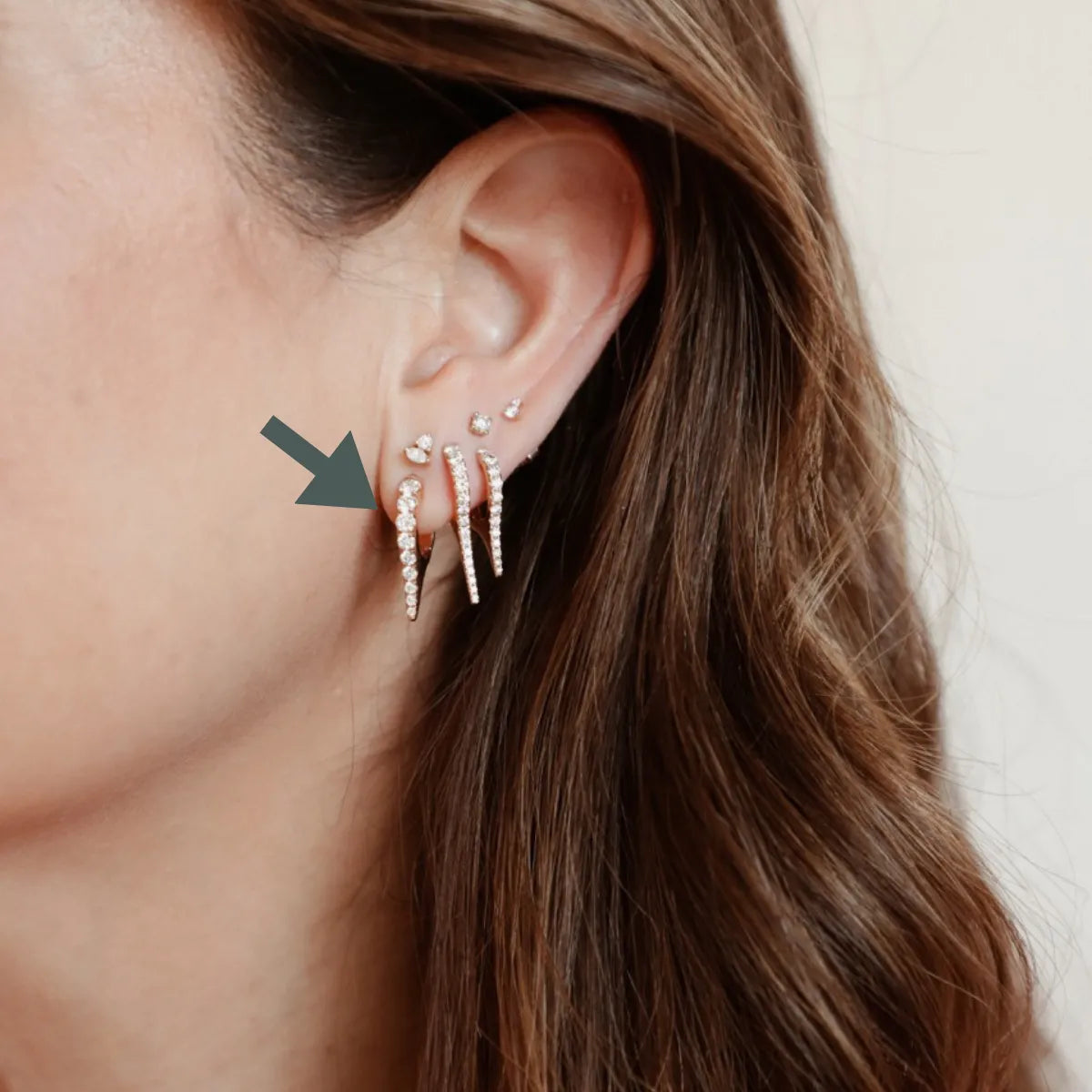 Bijoux Dagger Diamond Earrings — Earrings — Mama Bijoux fine jewelry