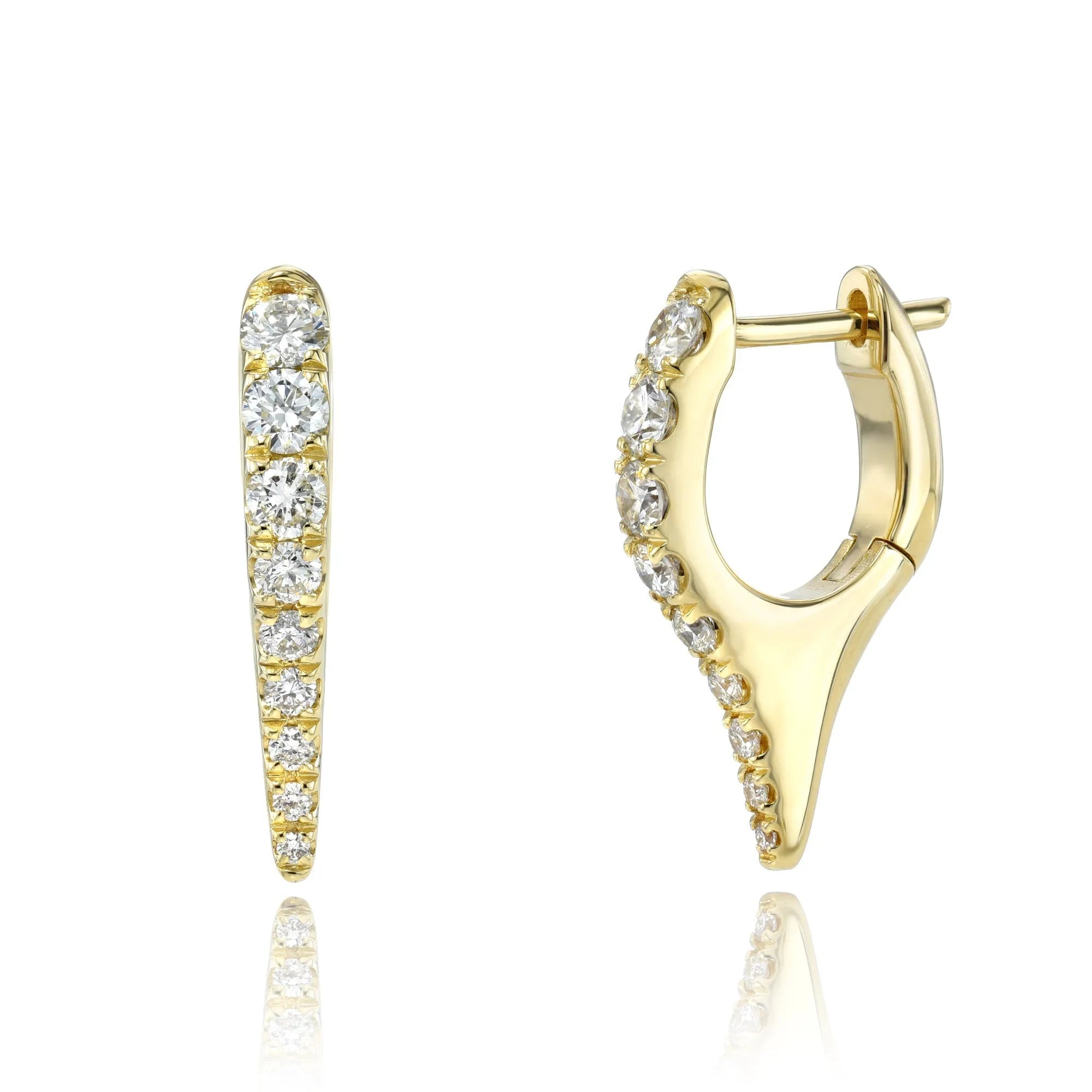 Bijoux Dagger Diamond Earrings — Earrings — Mama Bijoux fine jewelry