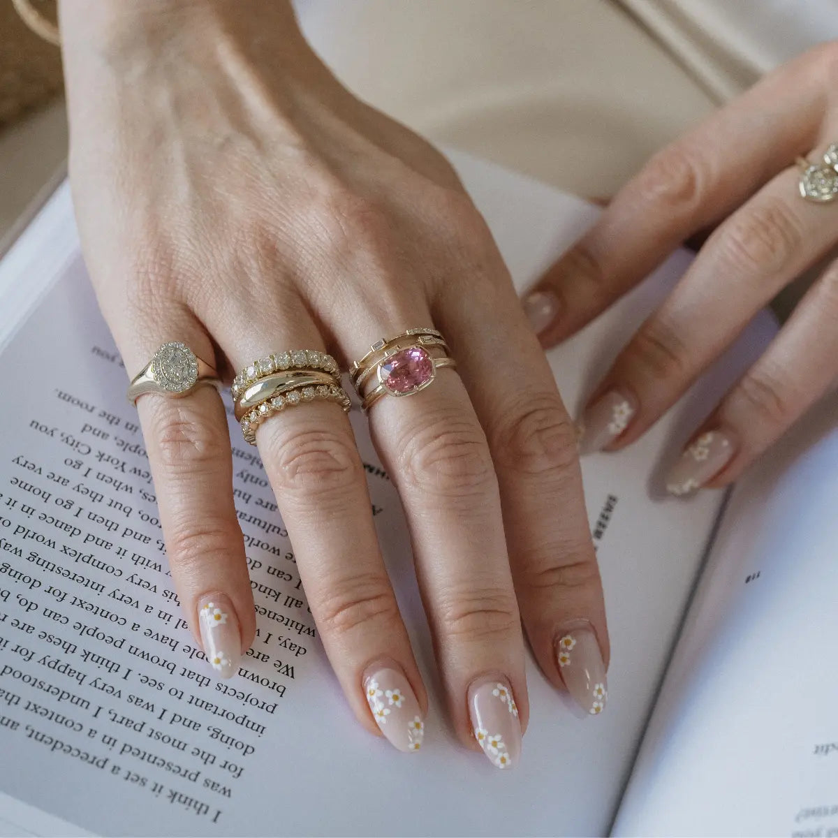 Mama Bijoux Fine Jewelry 14k Yellow Gold Natural Diamonds