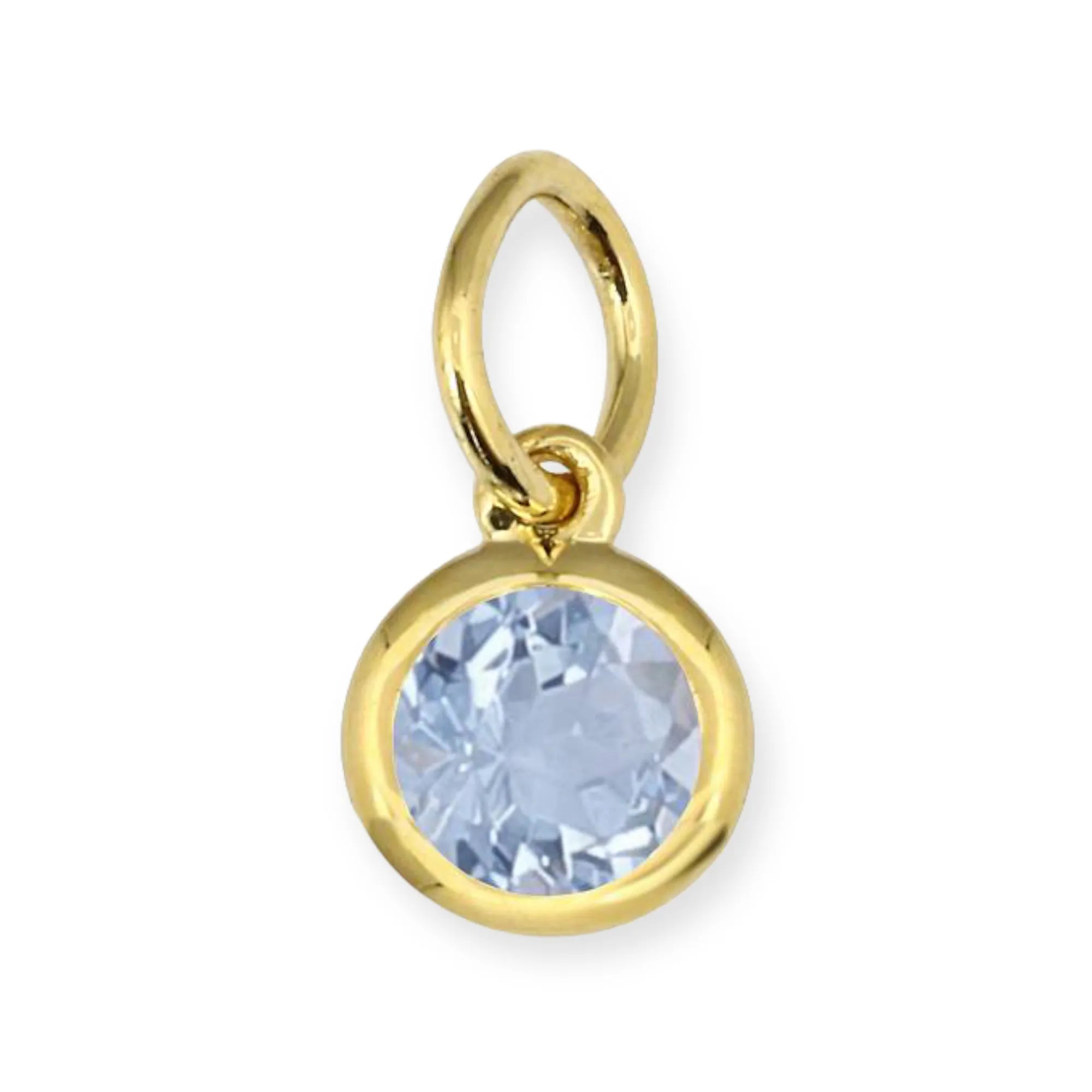 Birthstone Charms - Bezel Setting — Charms & Pendants — Mama Bijoux fine jewelry