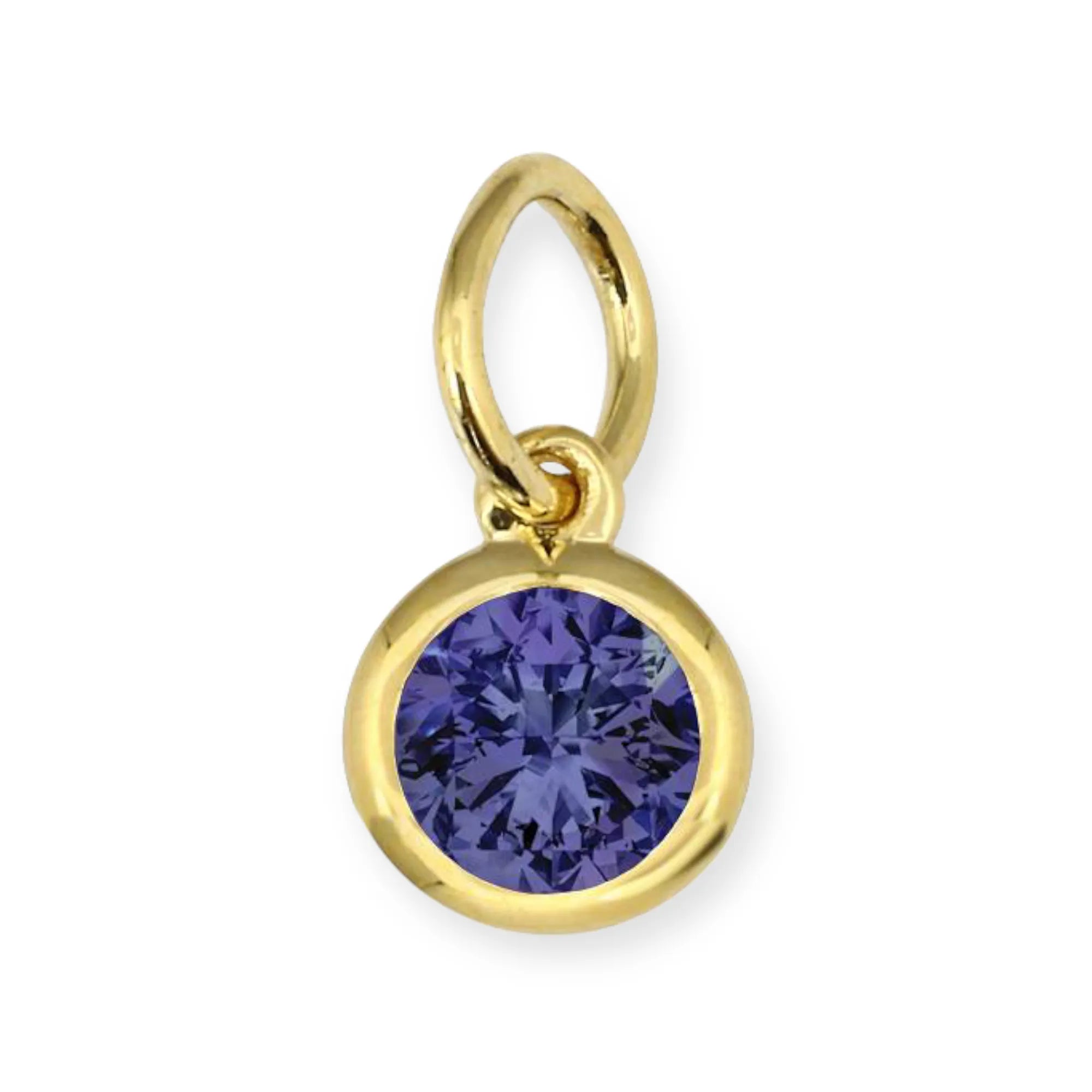 Birthstone Charms - Bezel Setting — Charms & Pendants — Mama Bijoux fine jewelry