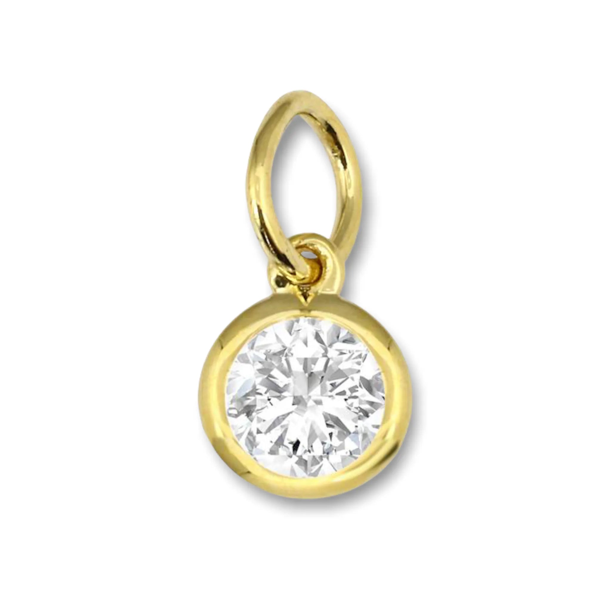 Birthstone Charms - Bezel Setting — Charms & Pendants — Mama Bijoux fine jewelry