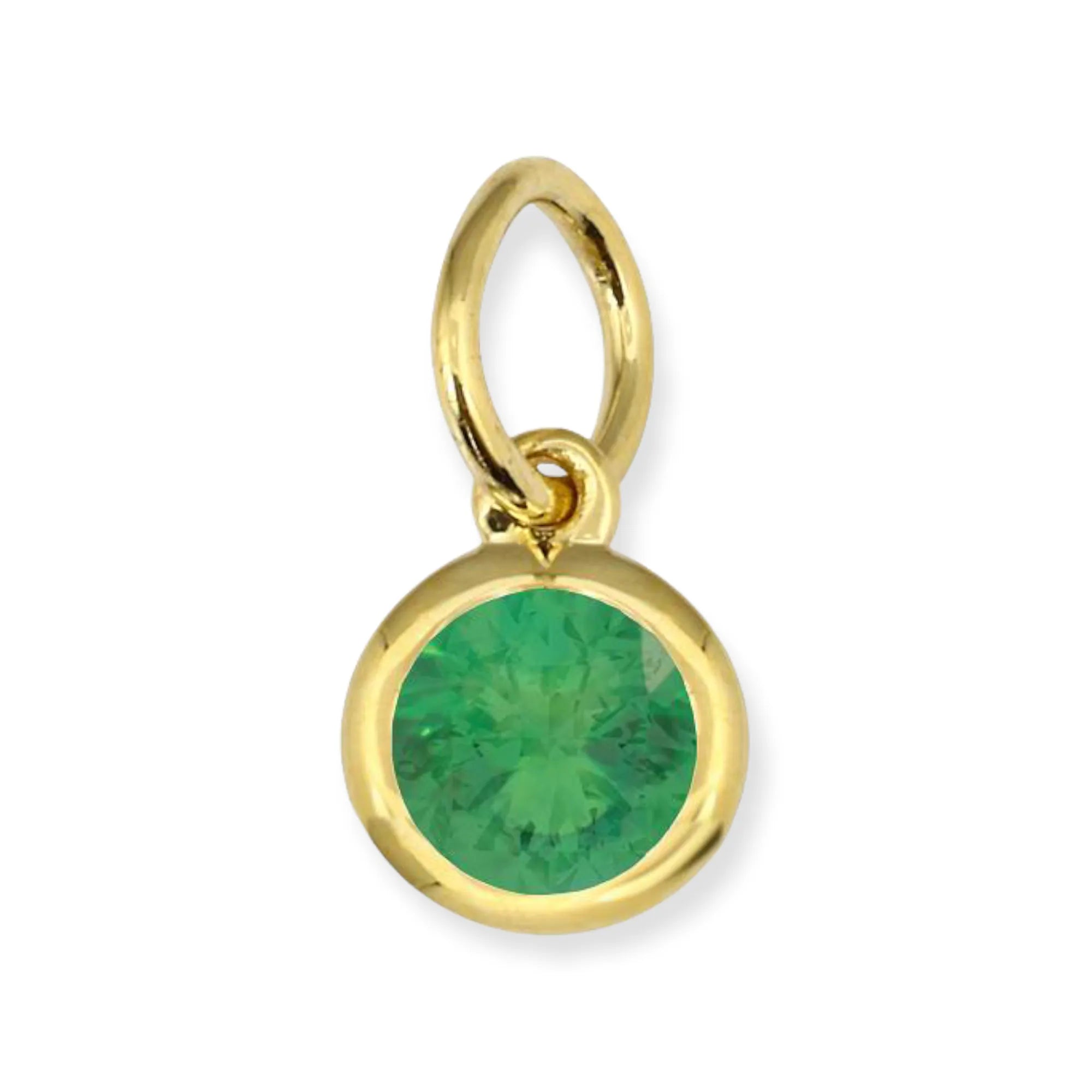 Birthstone Charms - Bezel Setting — Charms & Pendants — Mama Bijoux fine jewelry