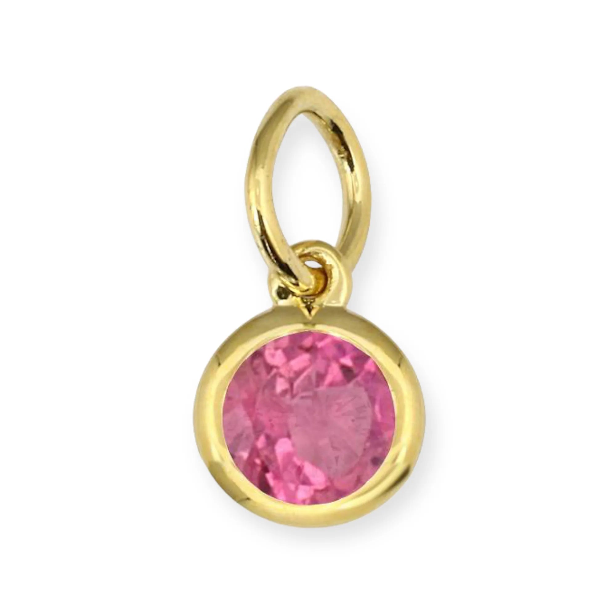 Birthstone Charms - Bezel Setting — Charms & Pendants — Mama Bijoux fine jewelry