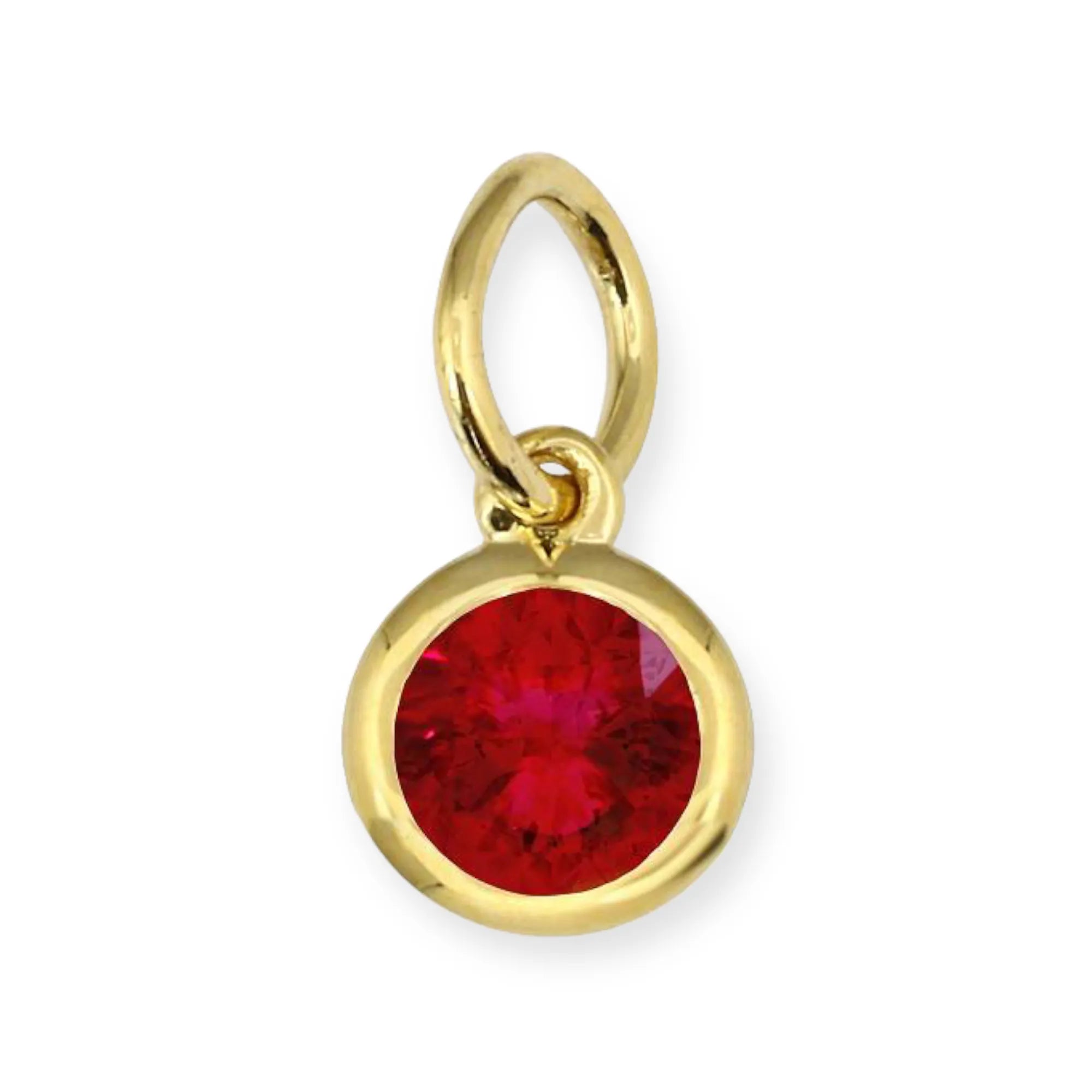 Birthstone Charms - Bezel Setting — Charms & Pendants — Mama Bijoux fine jewelry