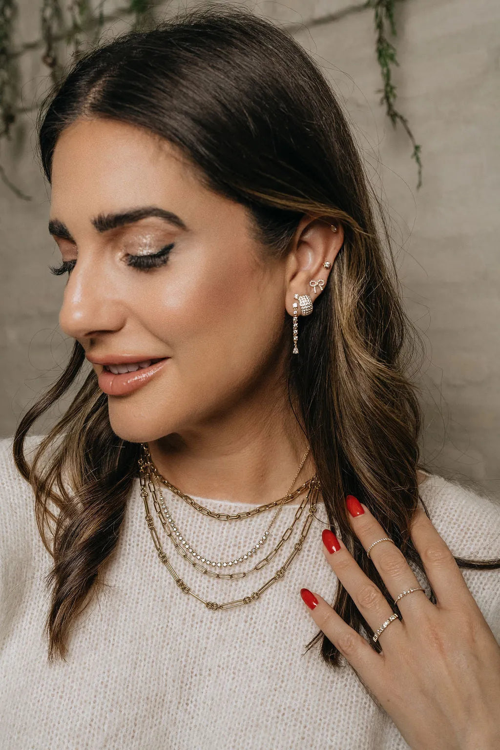 Diamond Bow Studs — Earrings — Mama Bijoux fine jewelry