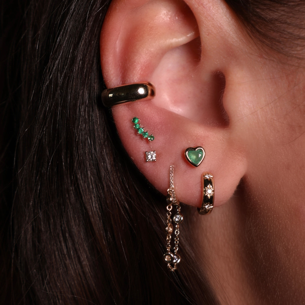 Dome Ear Cuff-Earrings-Mama Bijoux