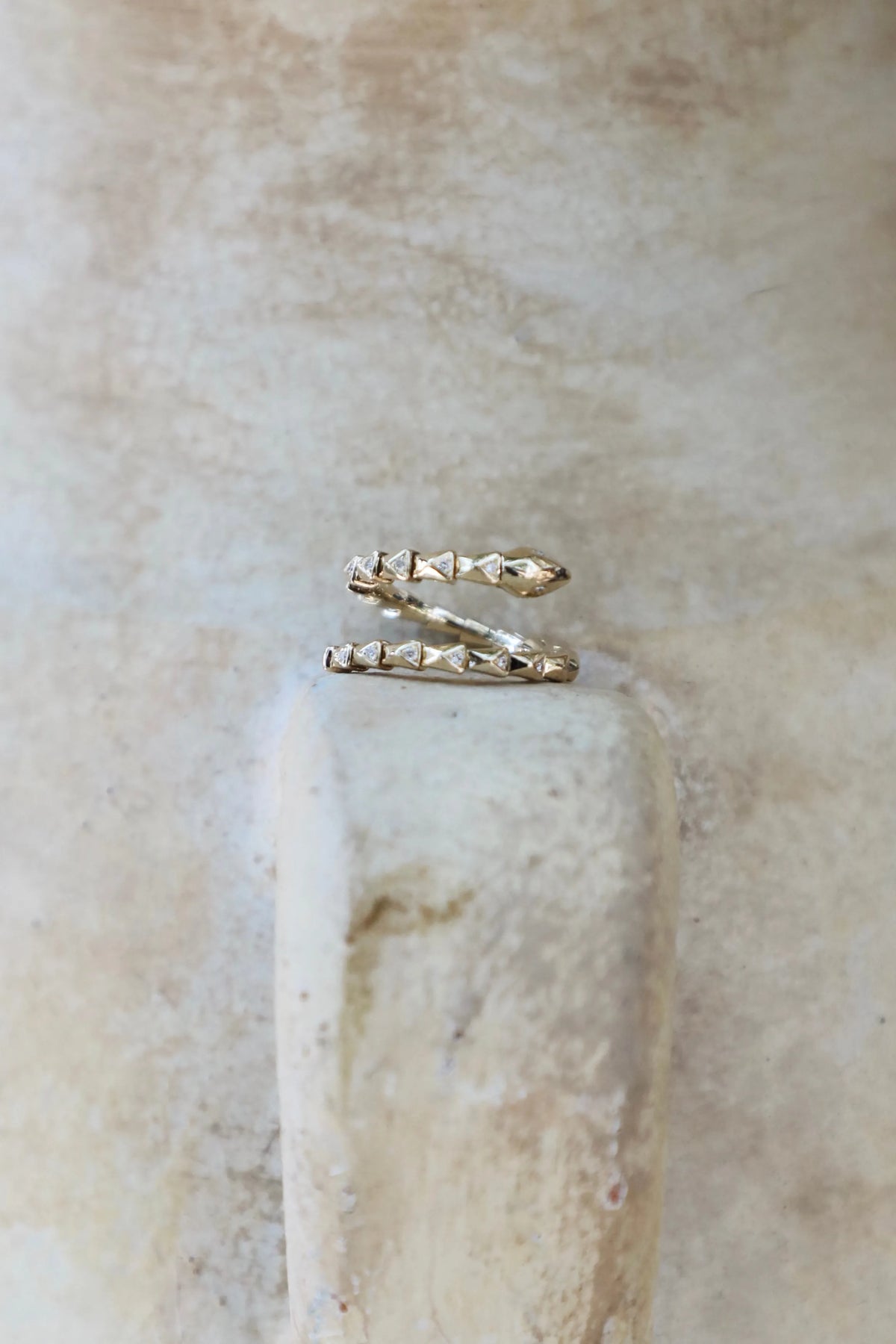 Flexible Wrap Around Snake Ring — Rings — Mama Bijoux fine jewelry