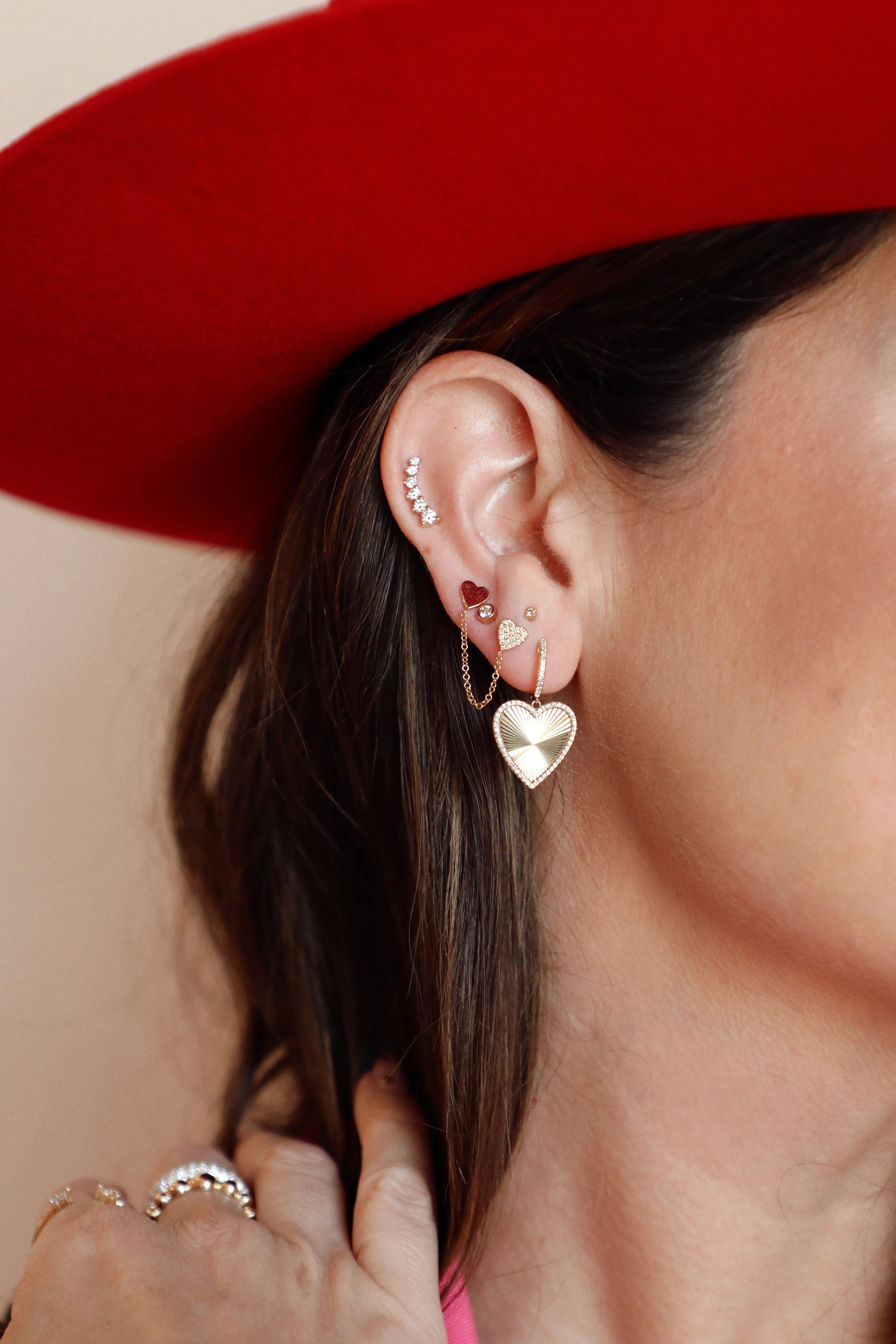 Graduating Diamond Crawlers — Earrings — Mama Bijoux fine jewelry