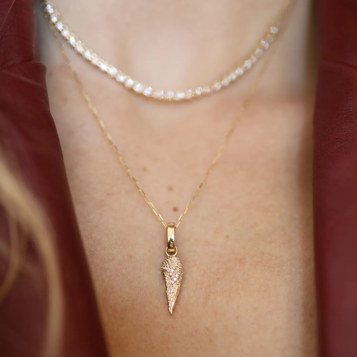 Guardian Angel Wing Charms-Charms & Pendants-Mama Bijoux