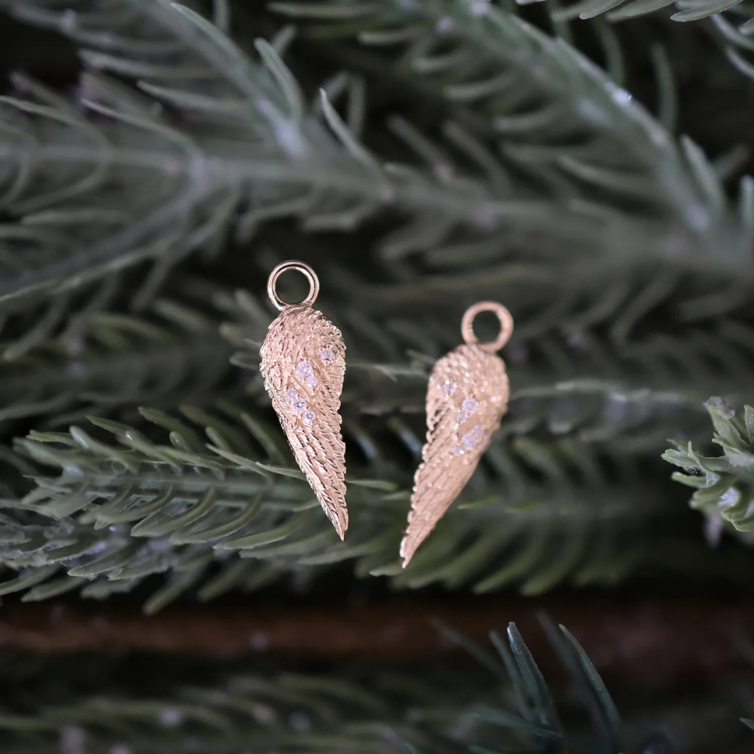 Guardian Angel Wing Charms-Charms & Pendants-Mama Bijoux