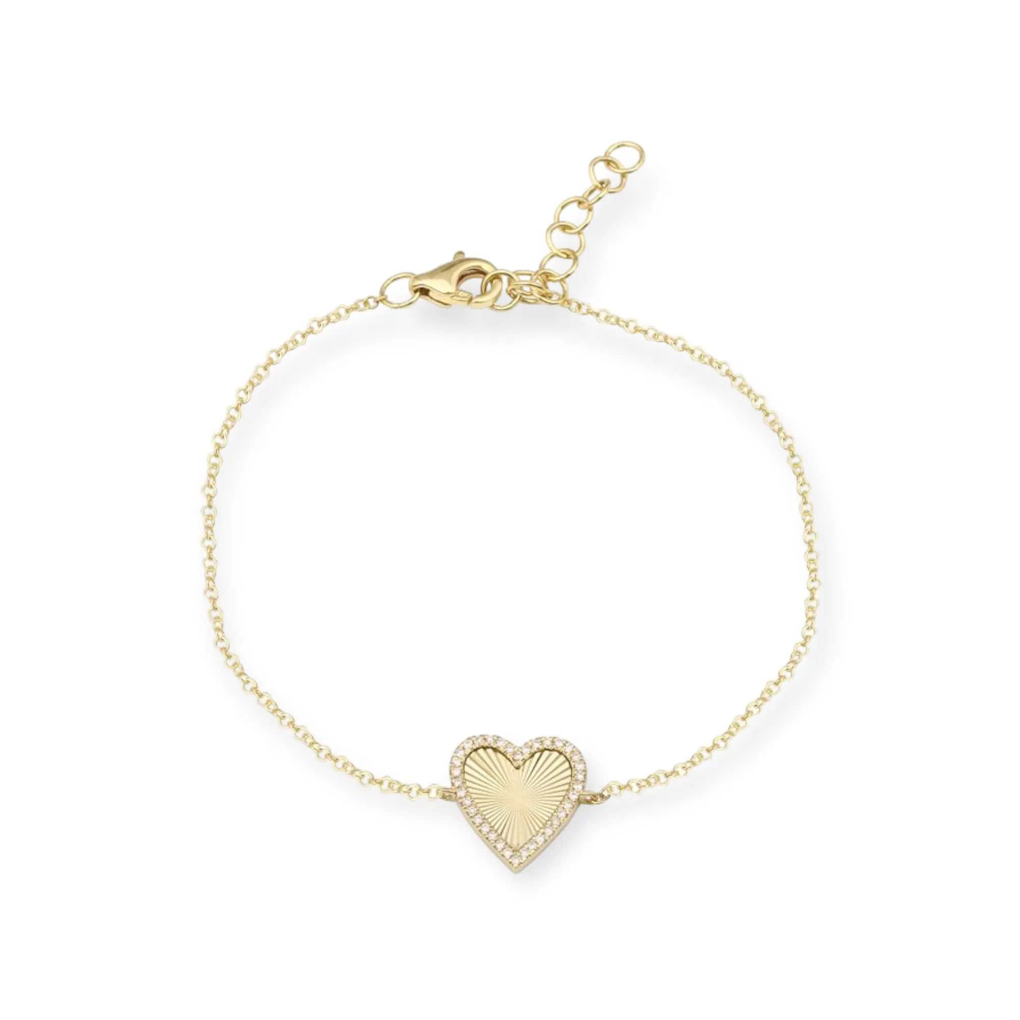 Exploding Heart Diamond Bracelet — Bracelets — Mama Bijoux fine jewelry