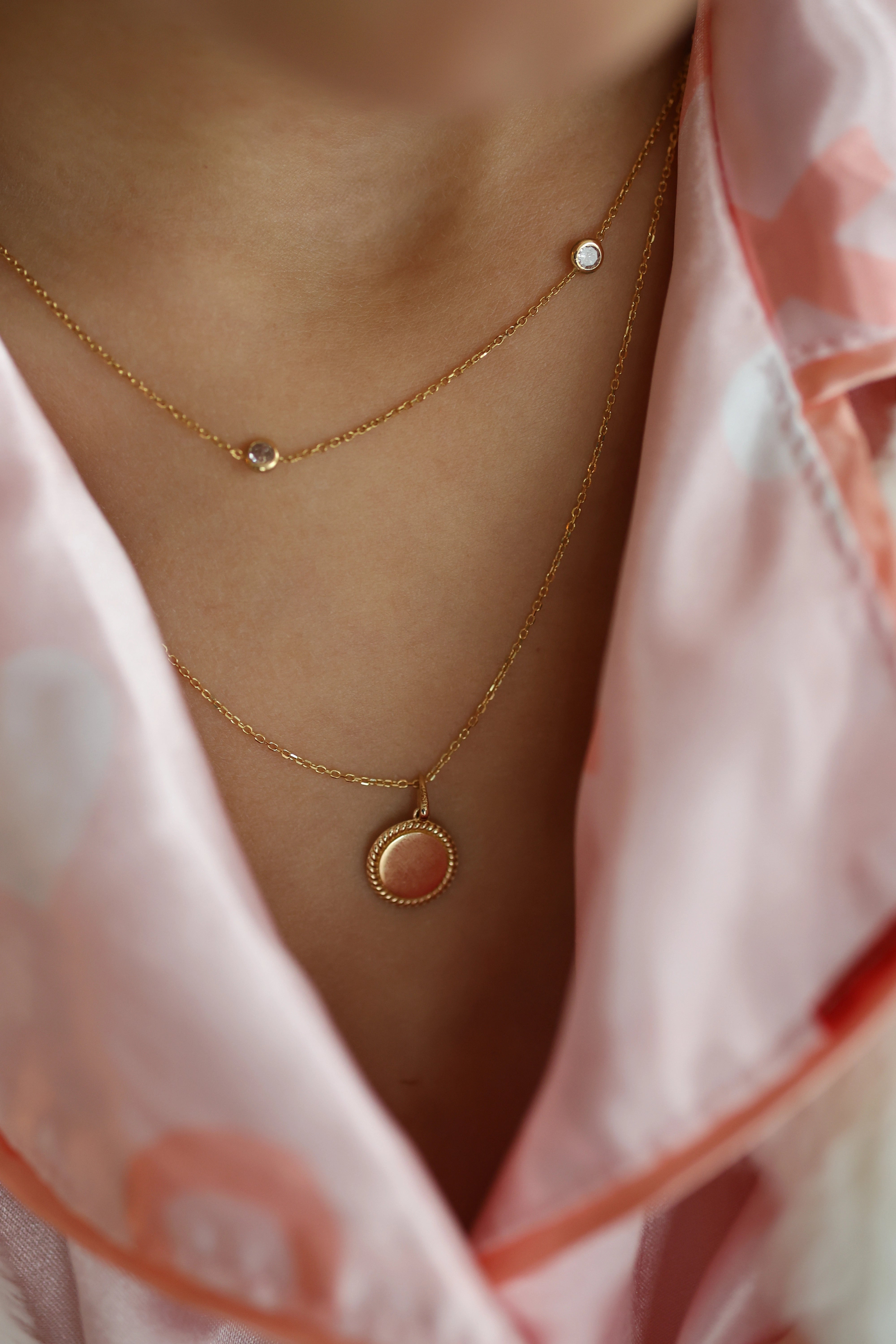 Mini Pendant Necklace-Necklaces-Mama Bijoux