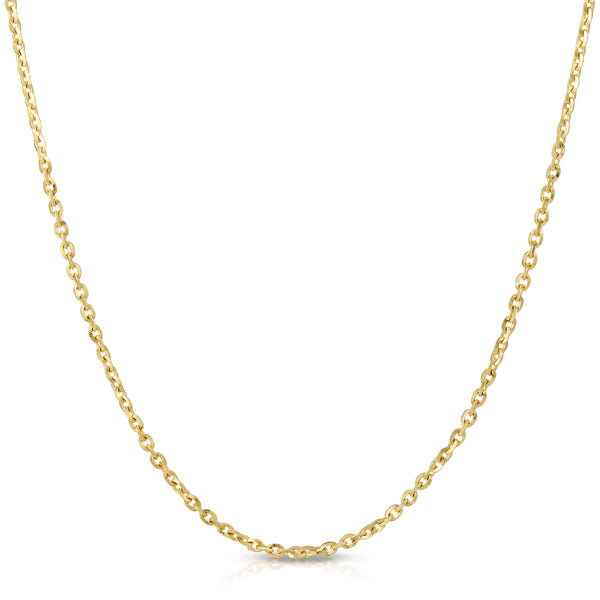 Diamond Cut 14k Gold Necklace Chain