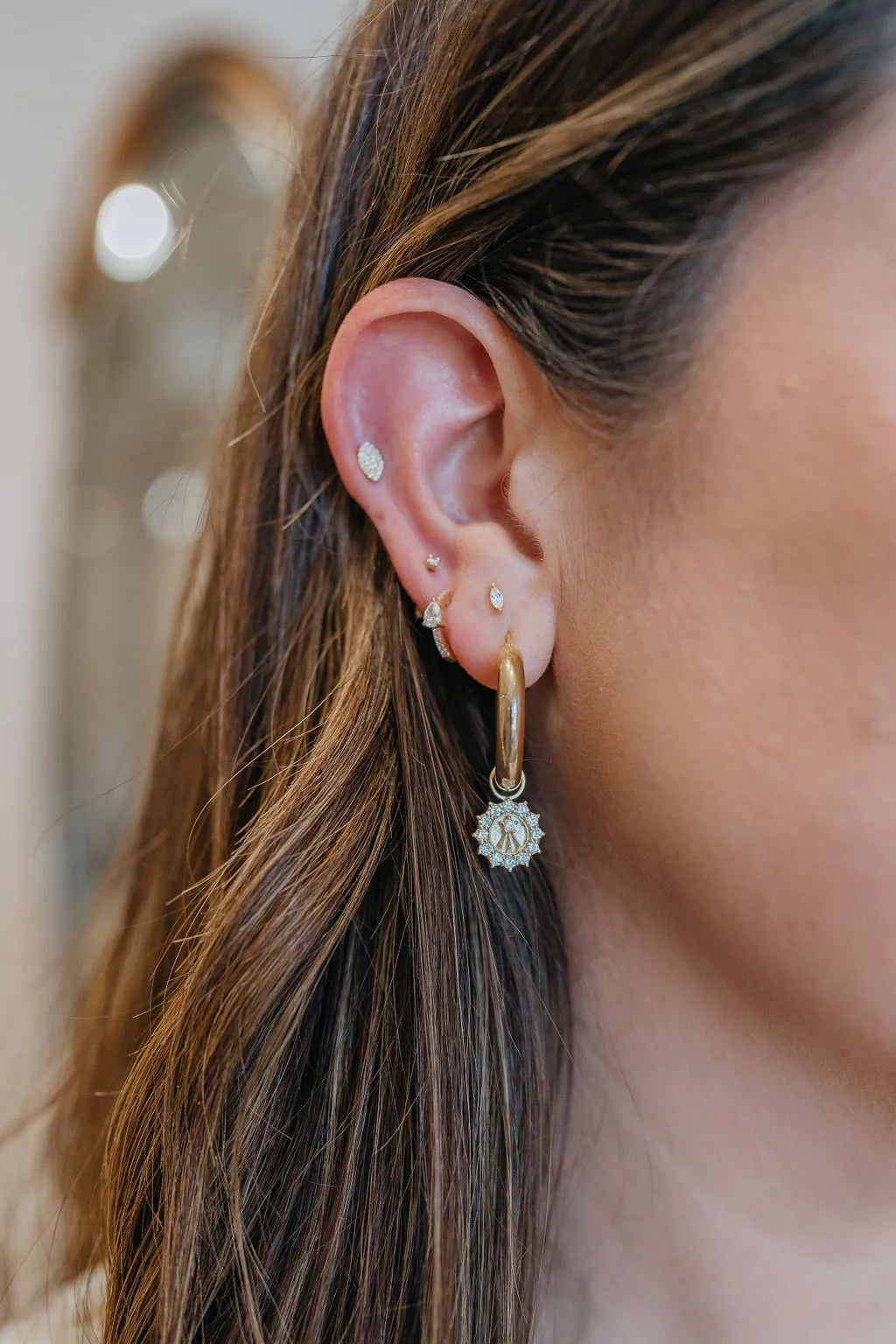 Itty Bitty Diamond Studs — Earrings — Mama Bijoux fine jewelry