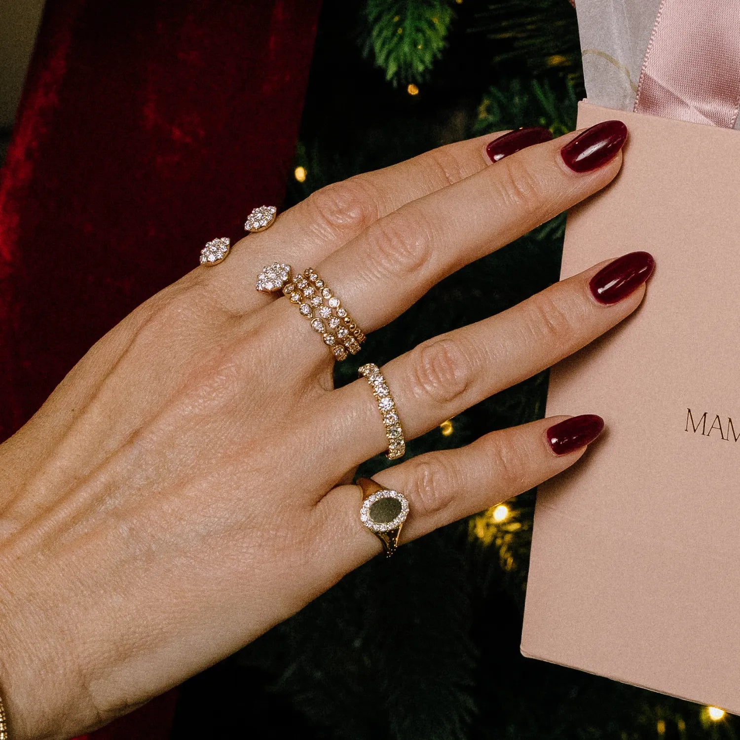 Legacy Diamond Signet-Rings-Mama Bijoux