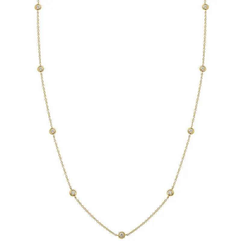 Mama Deserves Diamonds by the Yard (Larger Diamonds) — Necklaces — Mama Bijoux fine jewelry