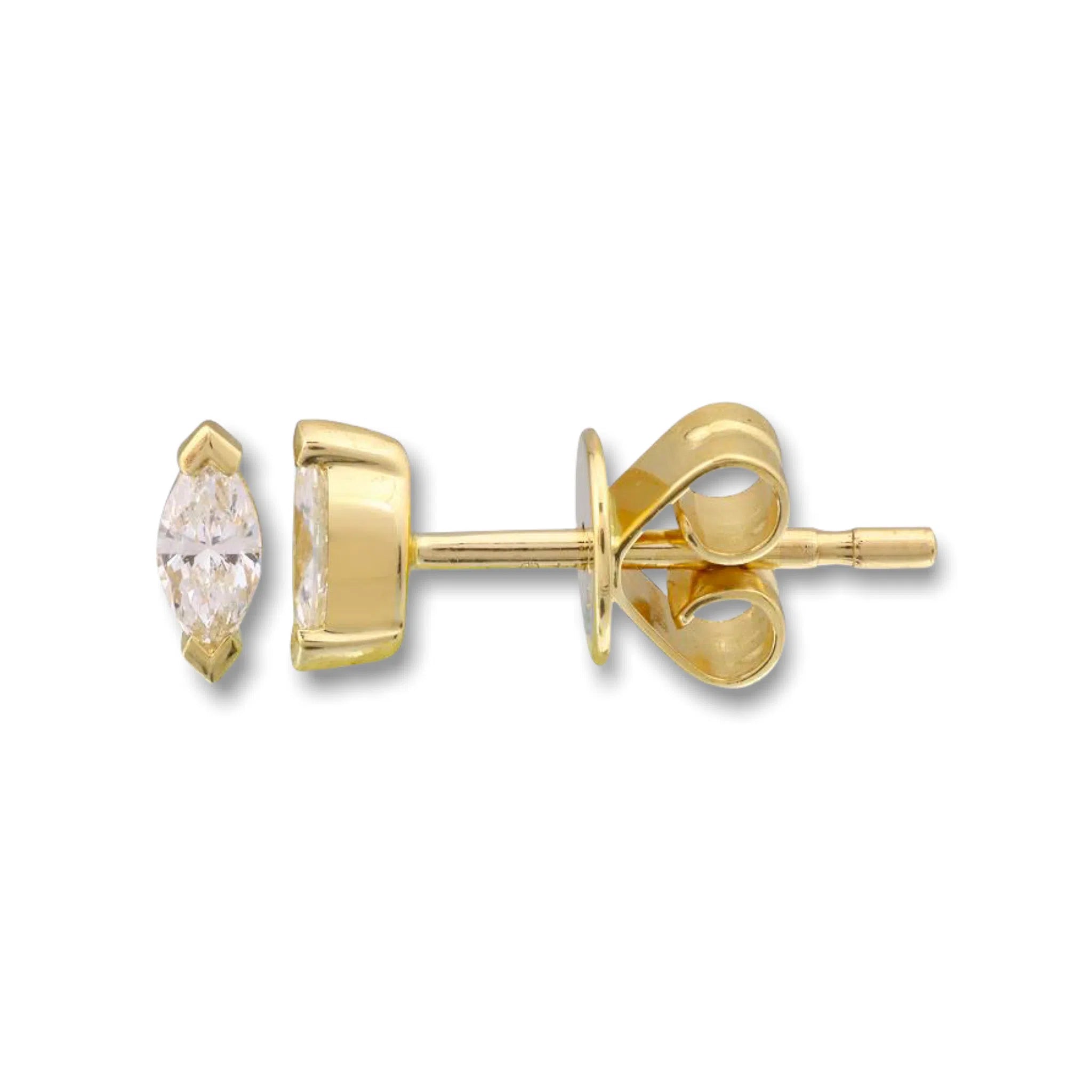 Marquise Diamond Studs — Earrings — Mama Bijoux fine jewelry