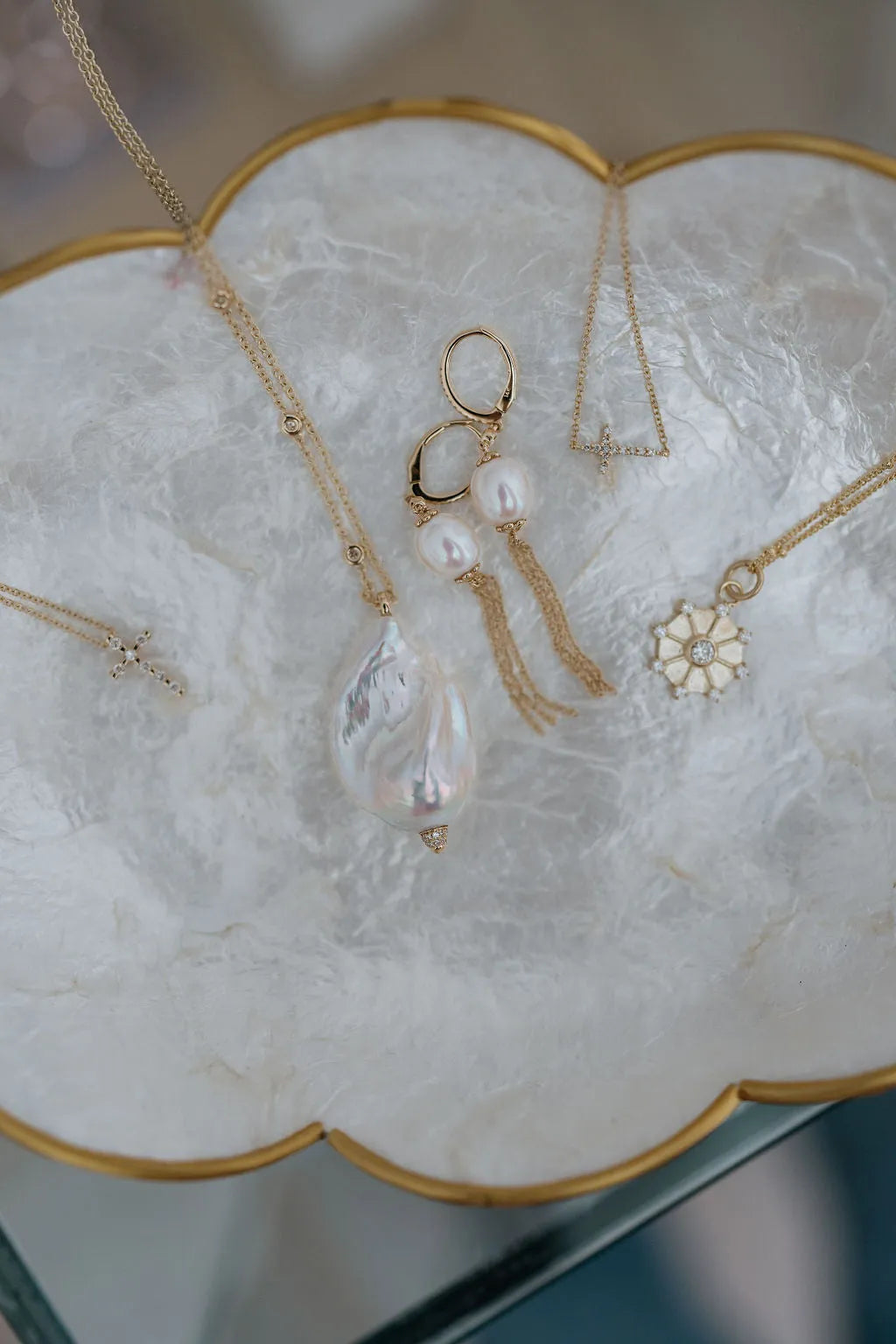 Mini Cross Bracelet — Bracelets — Mama Bijoux fine jewelry