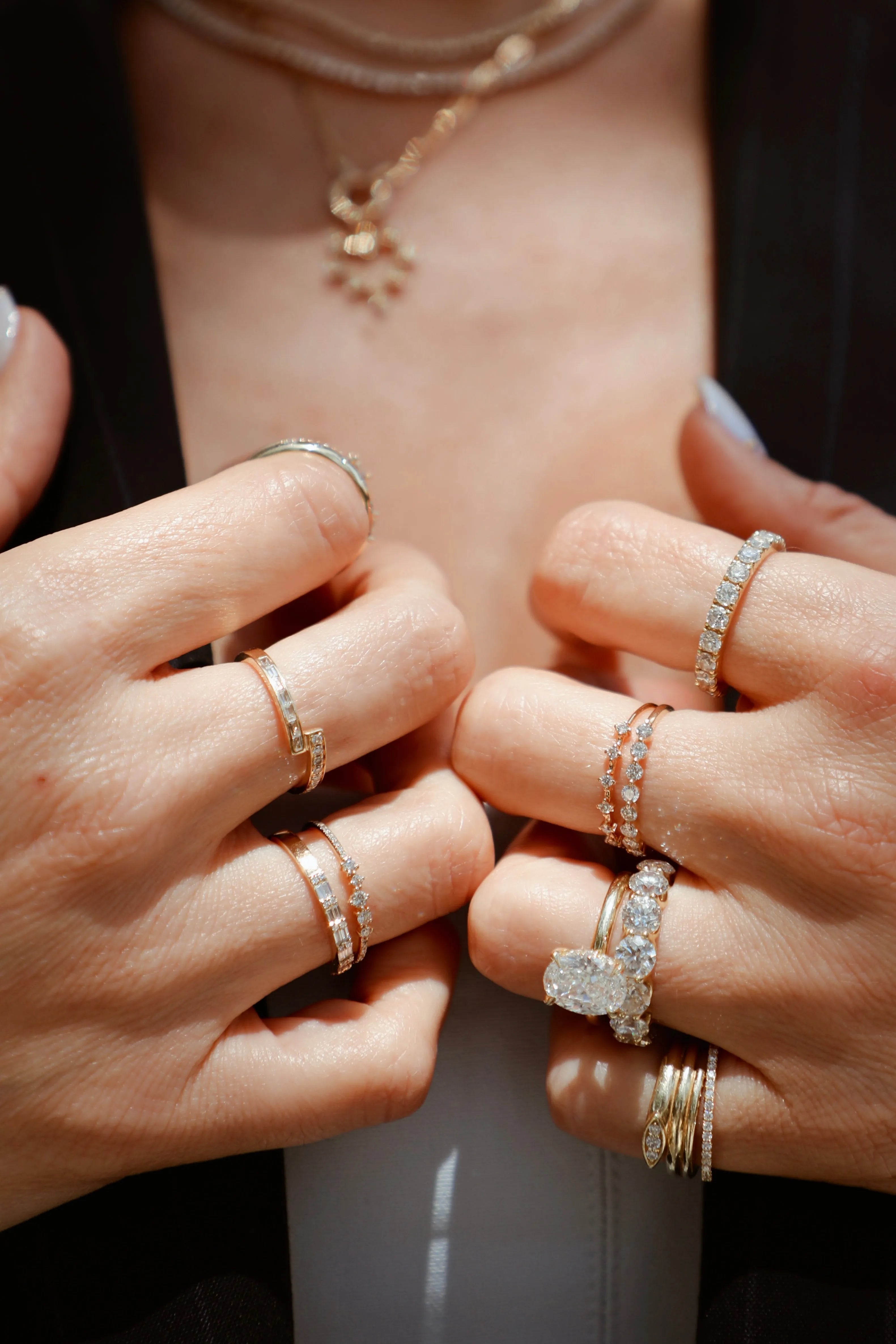 Round Diamond Eternity Band (Mama Bijoux Special Setting) — Rings — Mama Bijoux fine jewelry