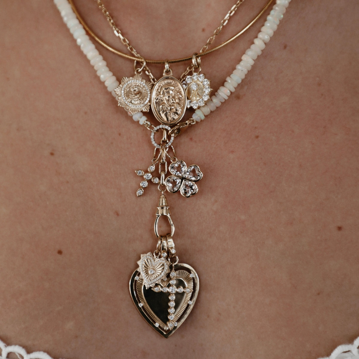 Mini Bijoux Yacht Club Heart Charm-Charms & Pendants-Mama Bijoux