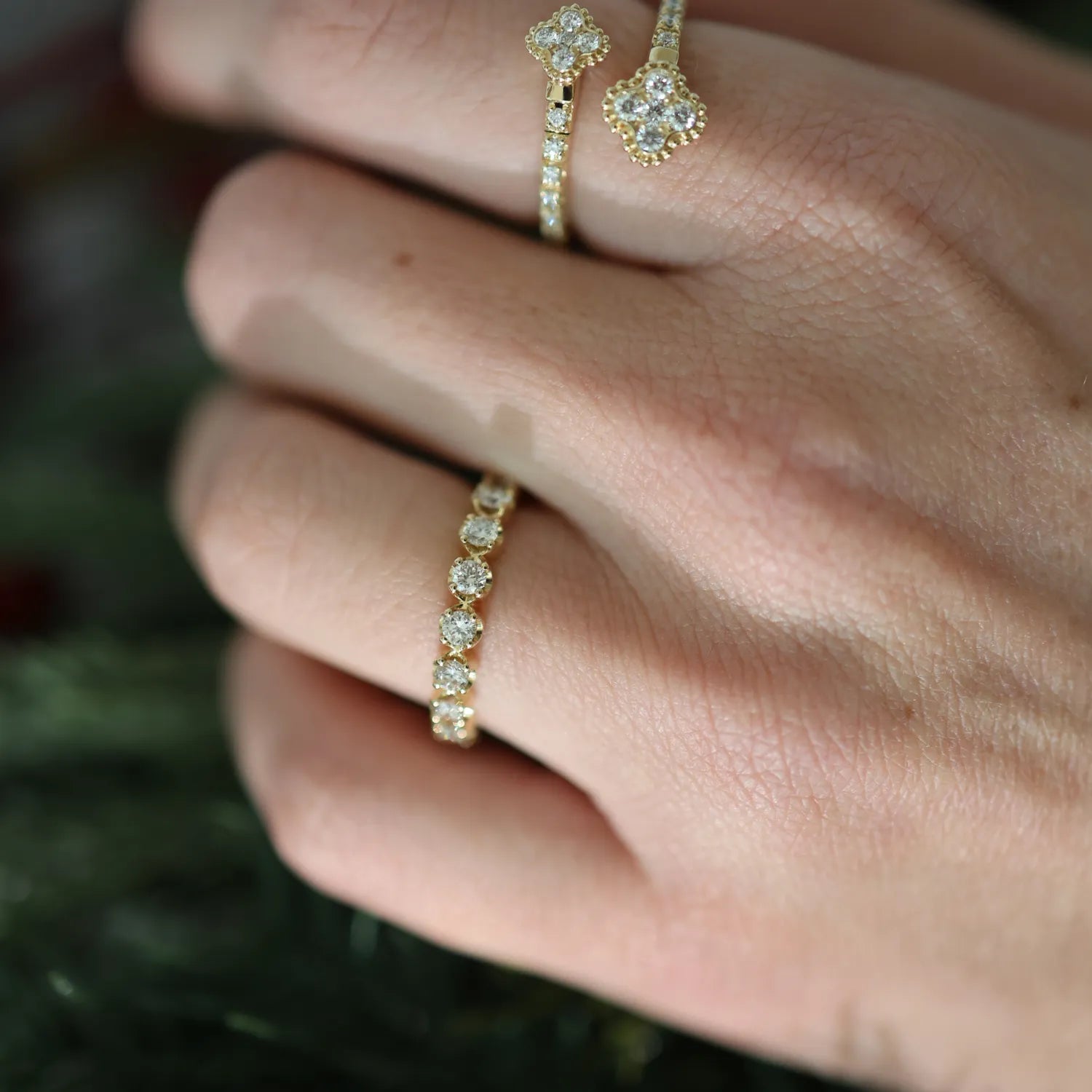 The Royal Crown Diamond Ring-Rings-Mama Bijoux