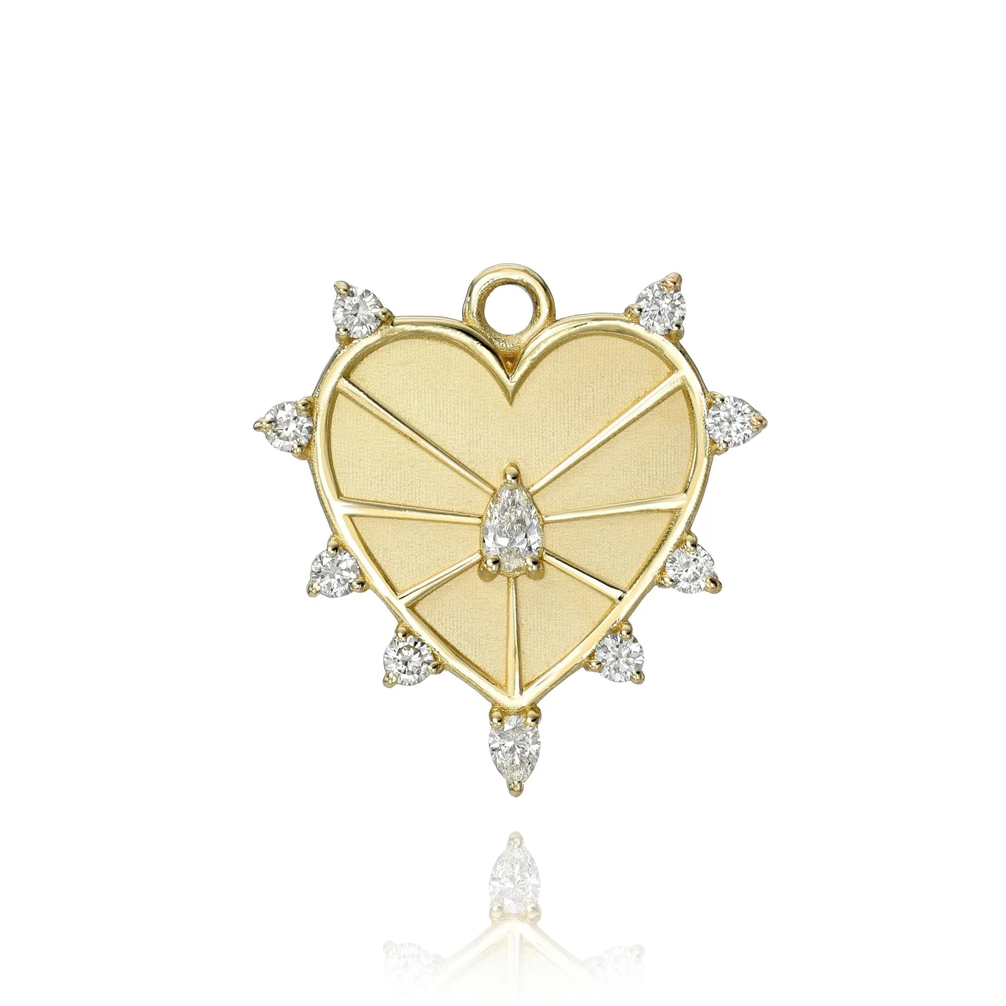 Warrior Goddess Heart Charm — Mama Bijoux fine jewelry