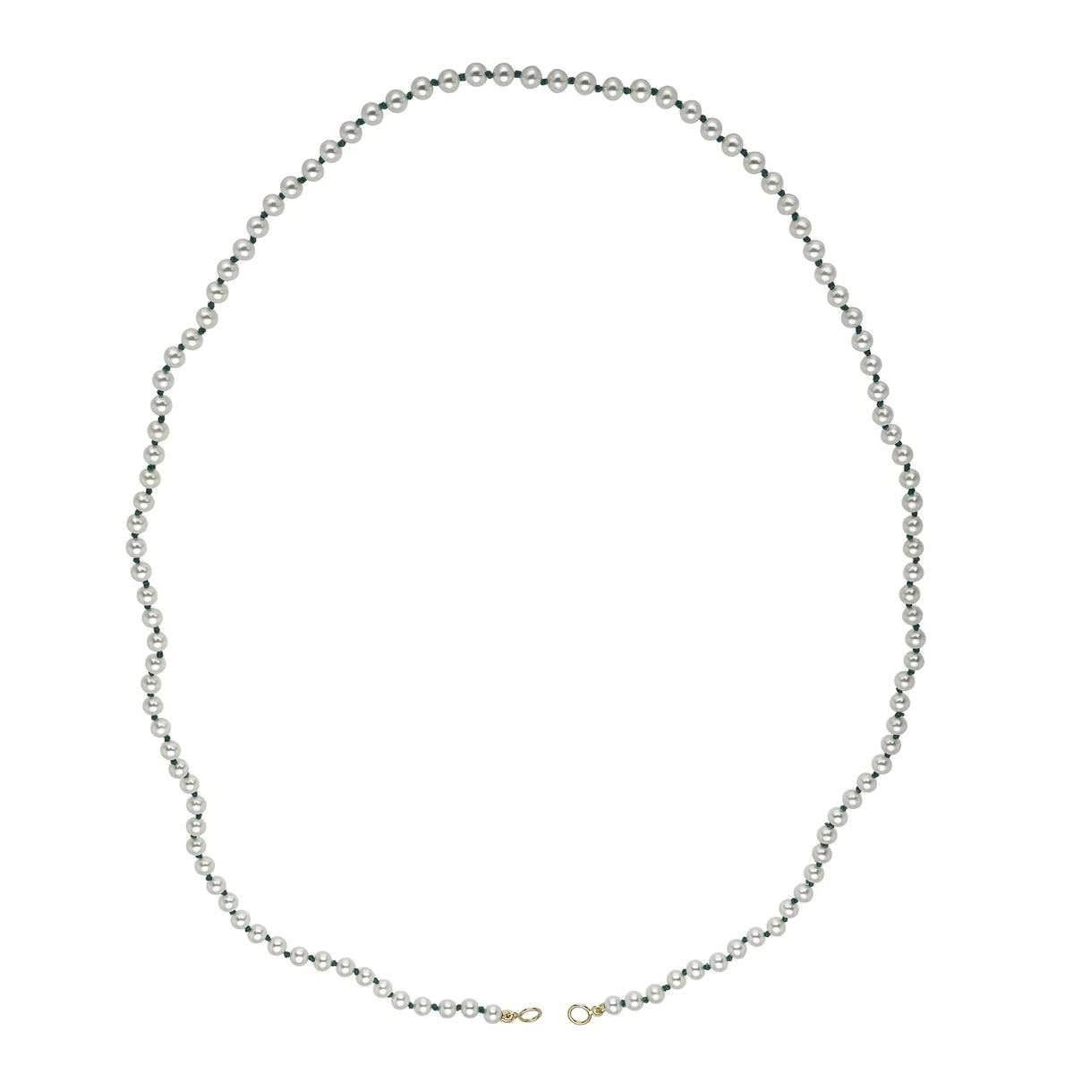 mini pearl necklace builder green knot mama bijoux