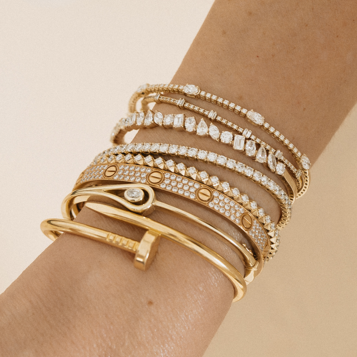 The Flexible Diamond Tennis Bracelet | Mama Bijoux