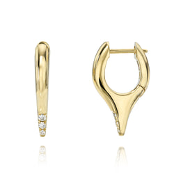 Solid Gold Bijoux Dagger Earrings
