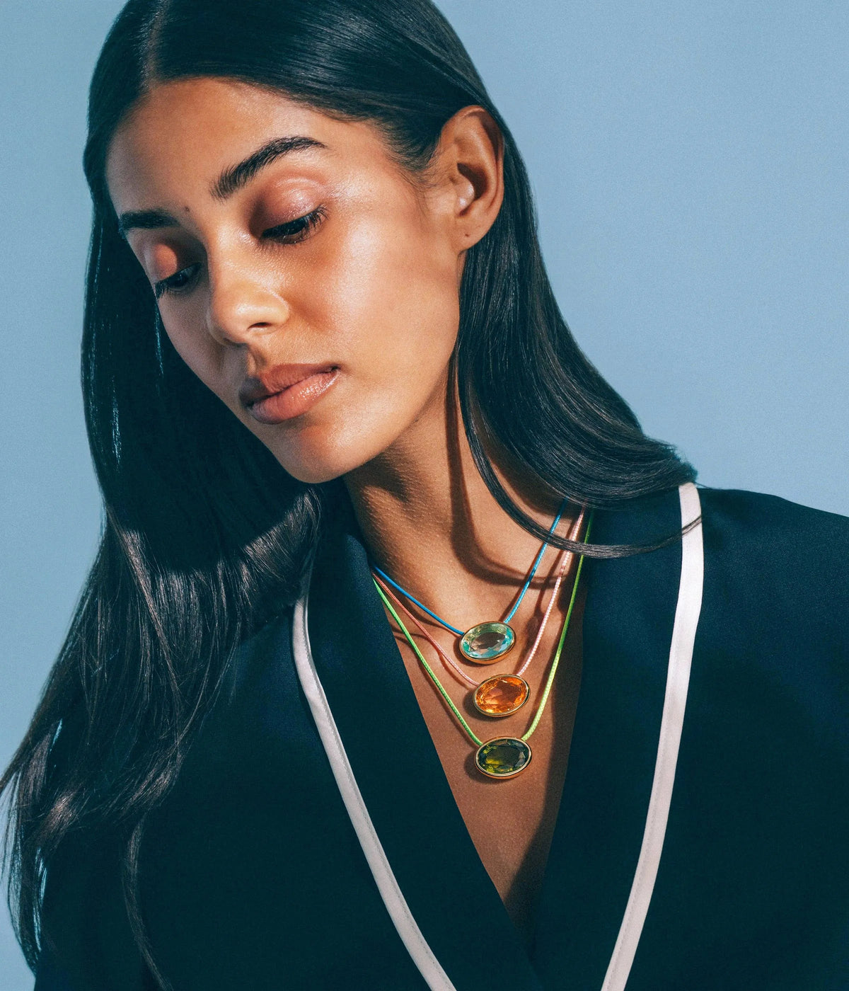 Marisol Necklace in Rosaline-Necklaces-Mama Bijoux