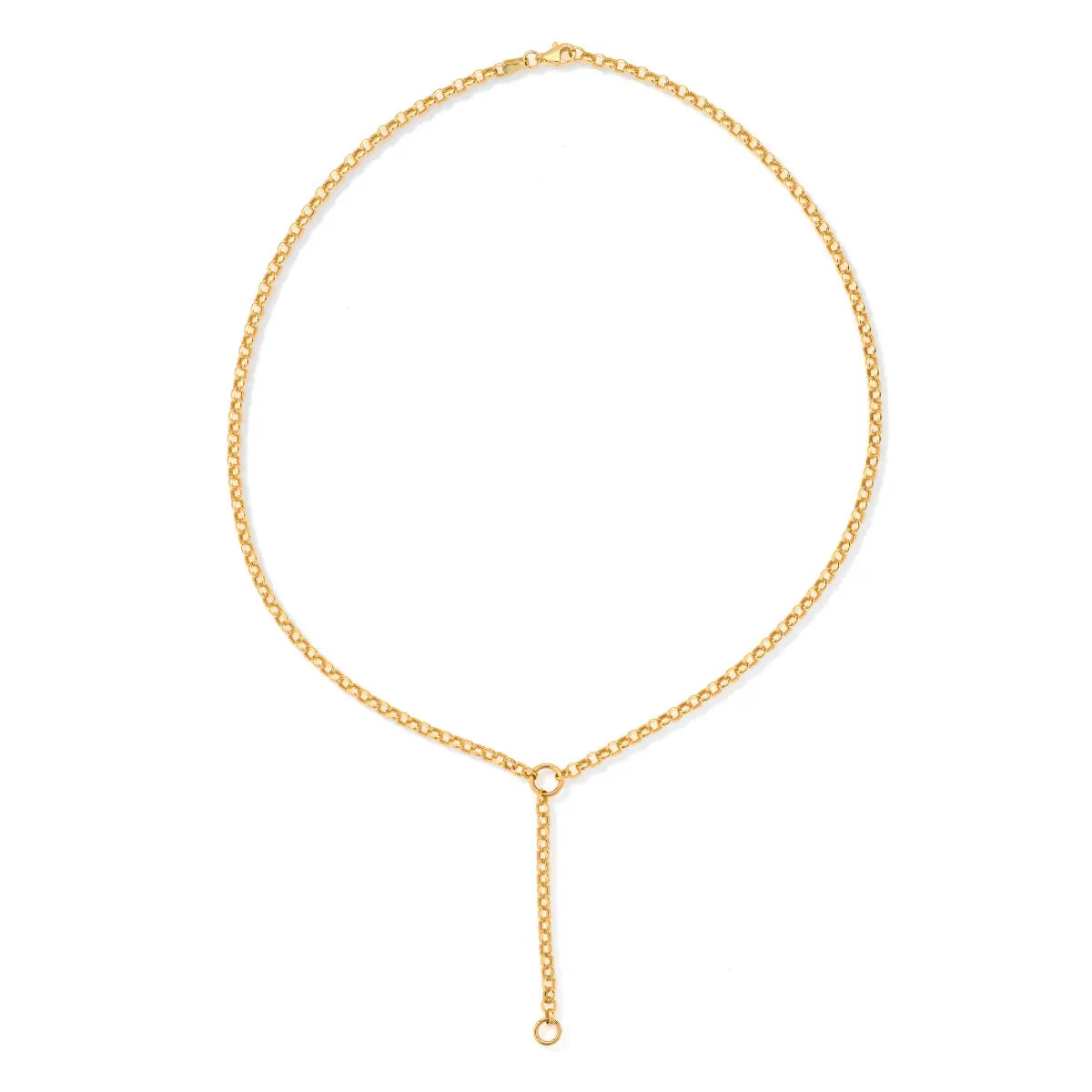 Adina Reyter Rolo Chain Lariat Necklace
