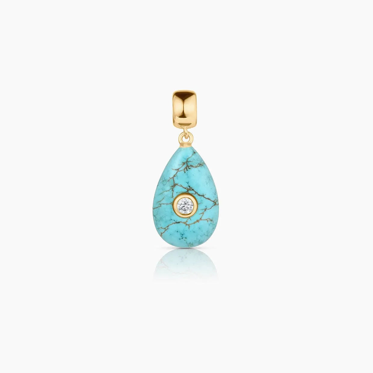 Bardot Howlite Bail Charm-Mama Bijoux