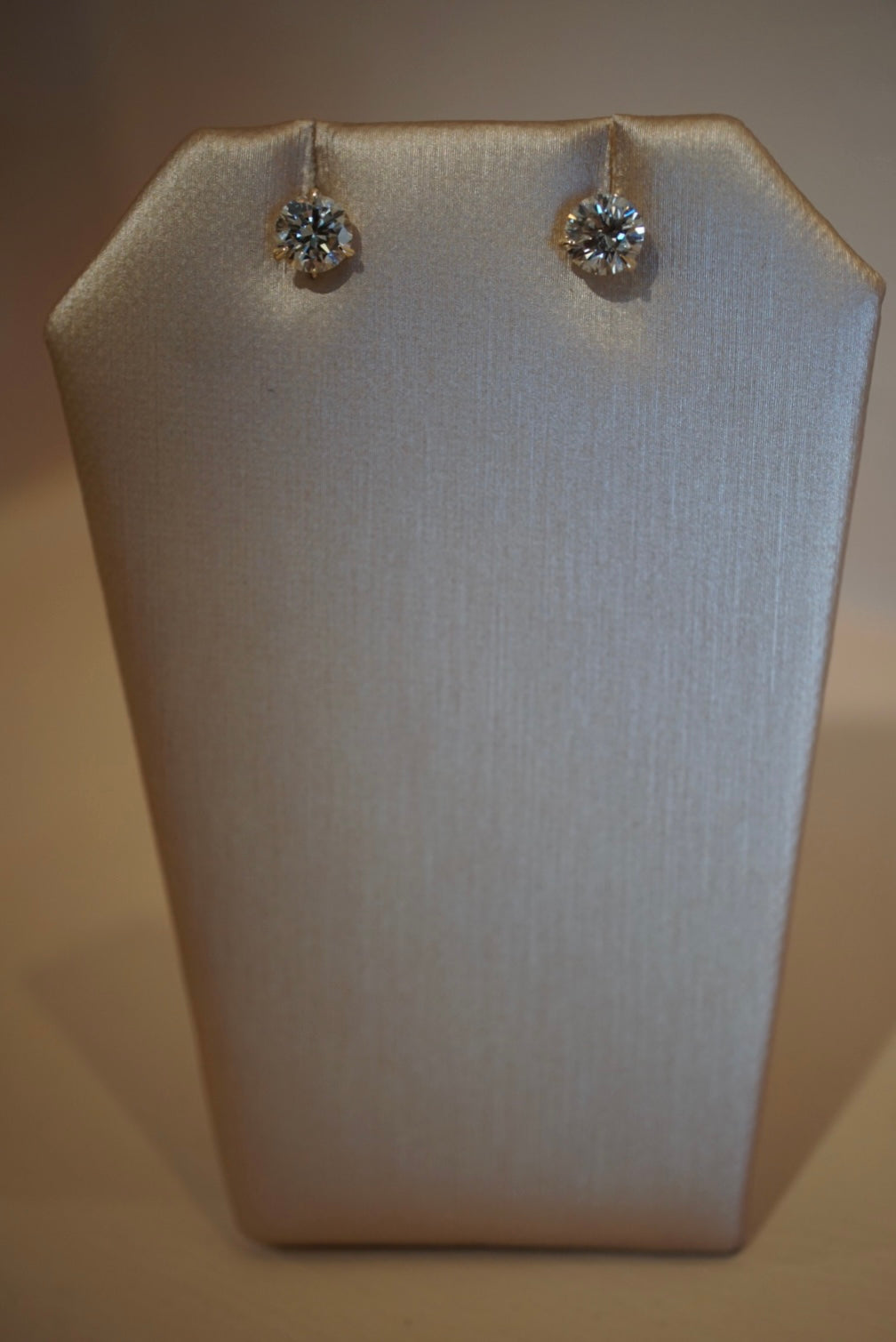 1.52 Total Weight Diamond Stud Earrings-Mama Bijoux-[14kgold]-[diamonds]-[heirloom_quality]-MamaBijoux