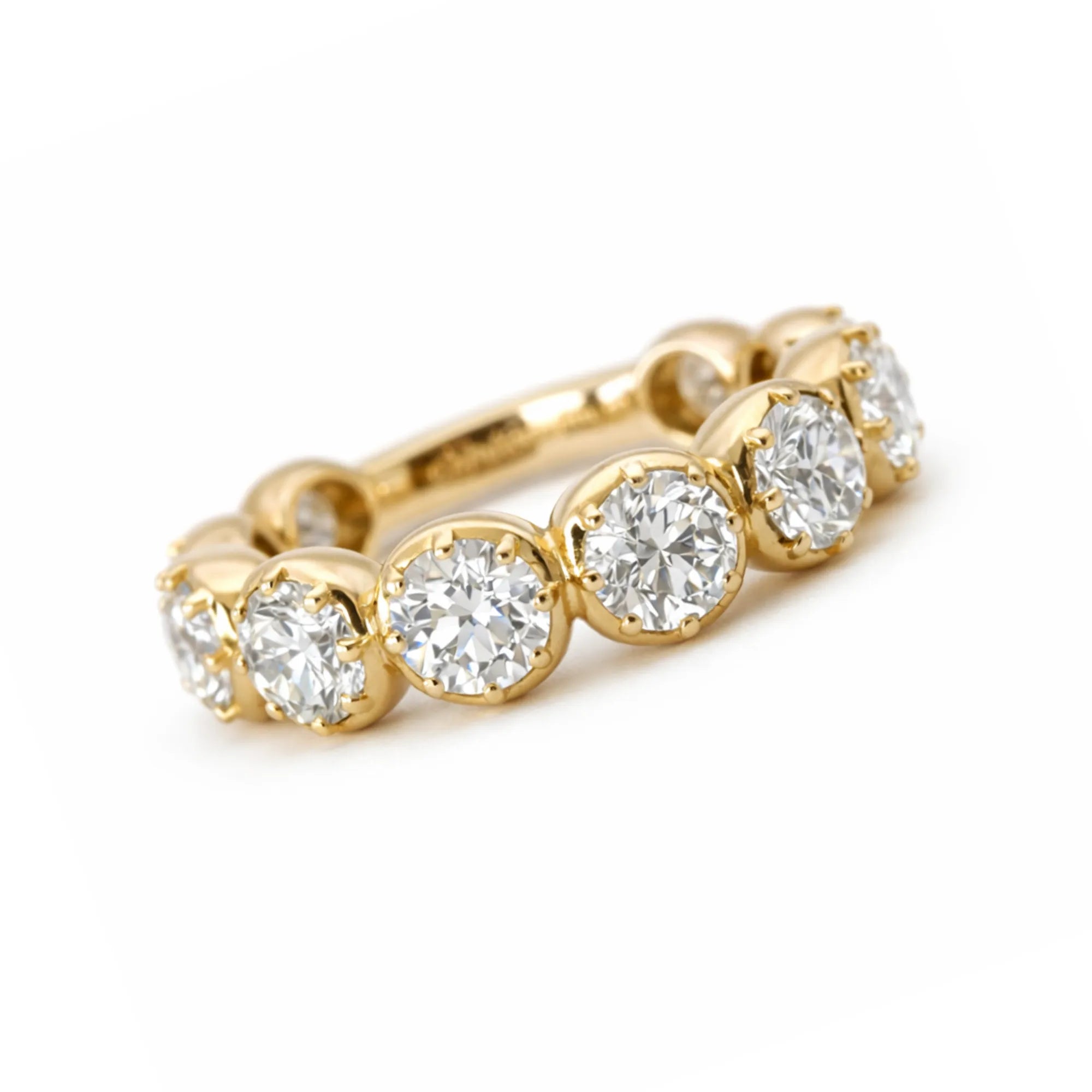 Classic Georgian Set Eternity Band-Rings-Mama Bijoux