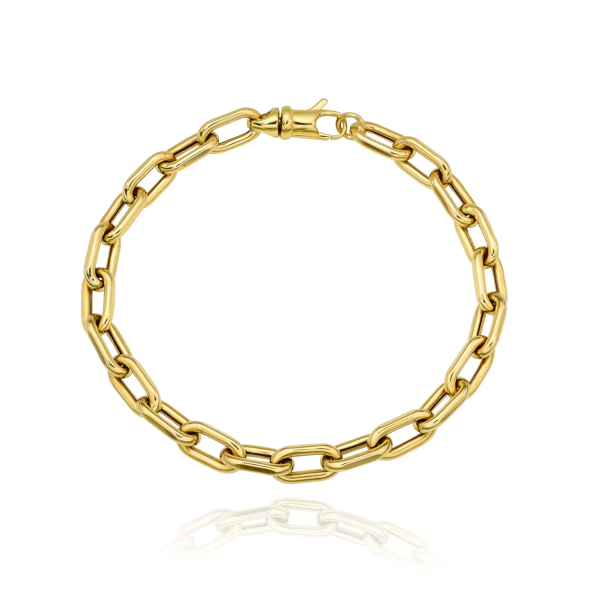 Classique Italian Open Link Chain Bracelet-Mama Bijoux