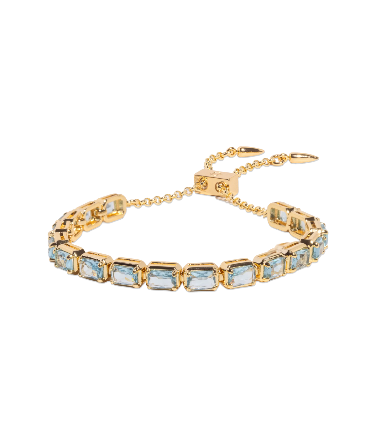 Liza Slider Bracelet in Aqua-Bracelets-Mama Bijoux