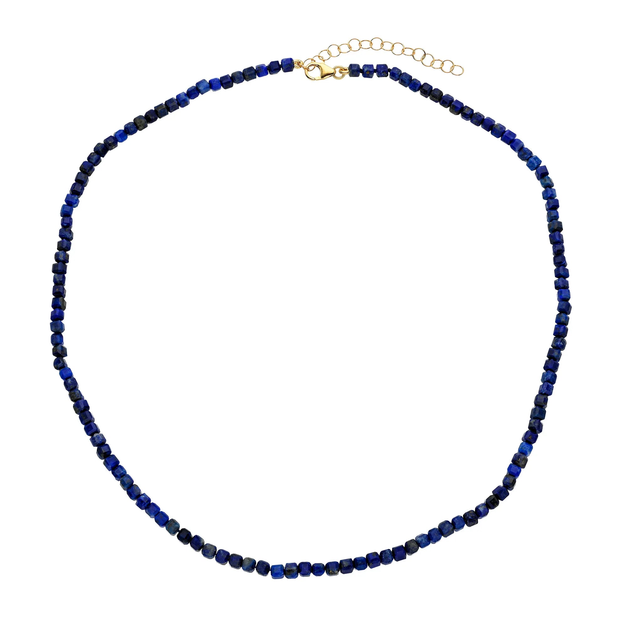 Mini Lapis Beaded Necklace-Mama Bijoux