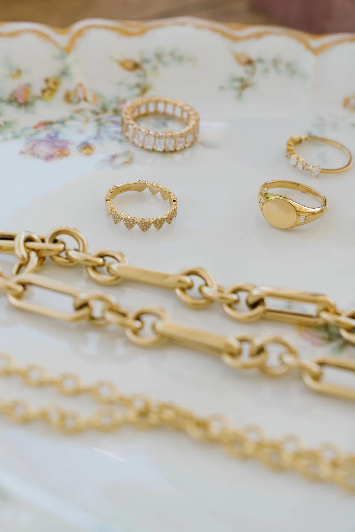 Baguette Diamond Signet Ring-Rings-Mama Bijoux-[14kgold]-[diamonds]-[heirloom_quality]-MamaBijoux