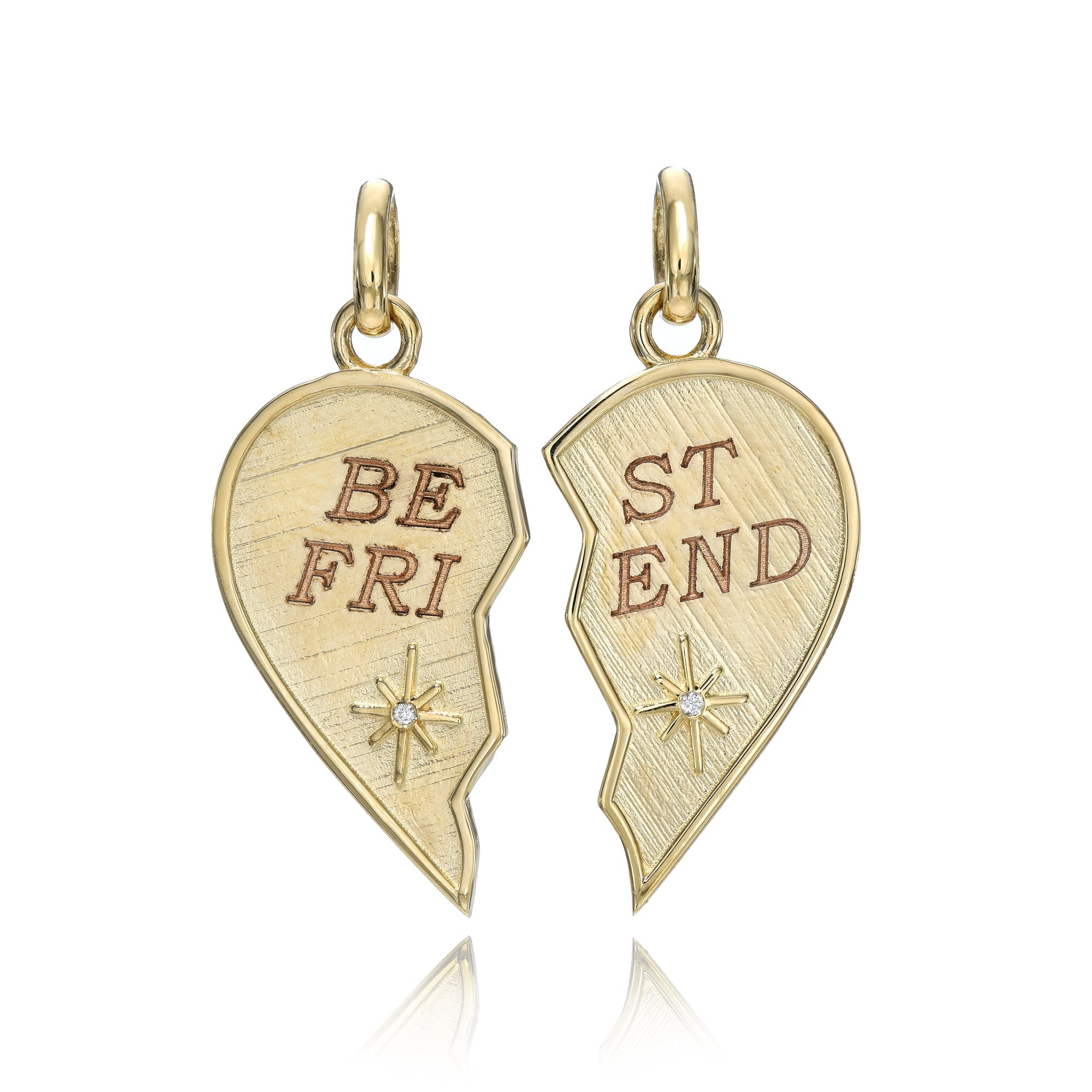 Best Friend Charms-Mama Bijoux-[14kgold]-[diamonds]-[heirloom_quality]-MamaBijoux