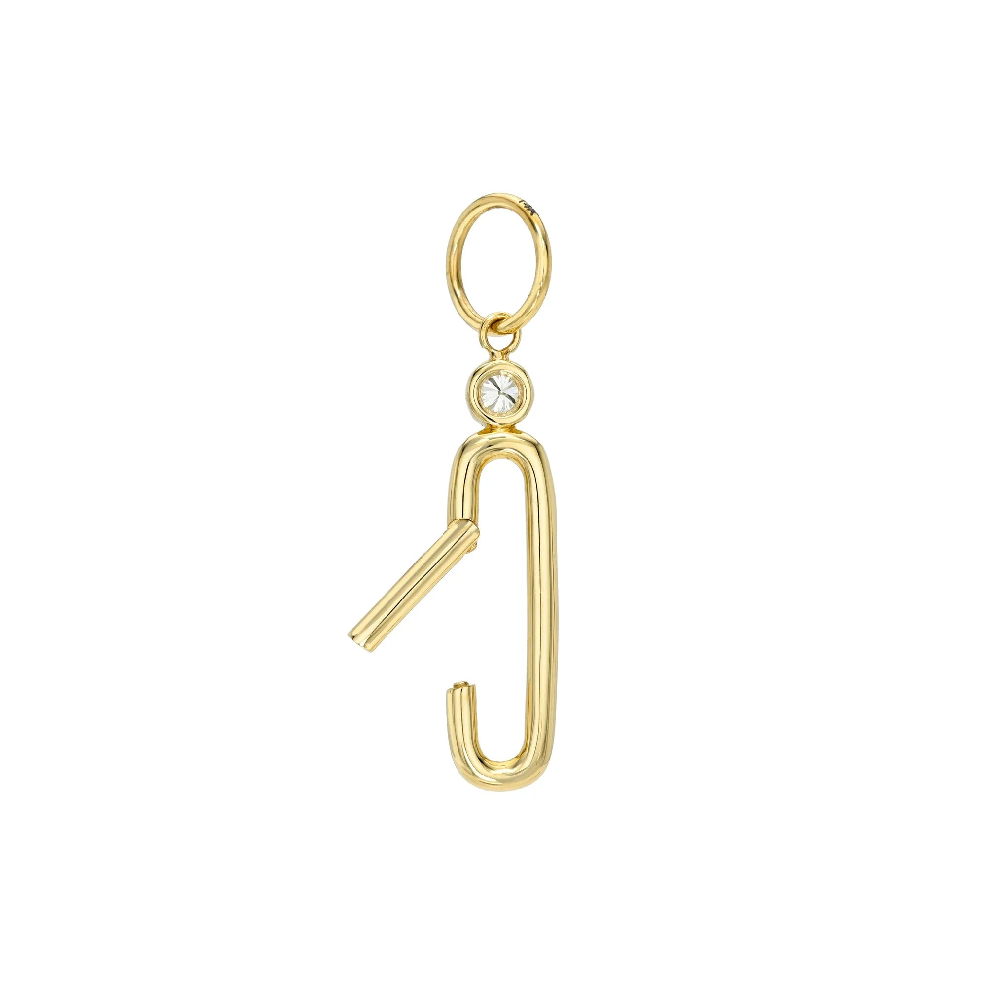 Bezel Diamond Charm Enhancer-Charm Enhancer-Mama Bijoux