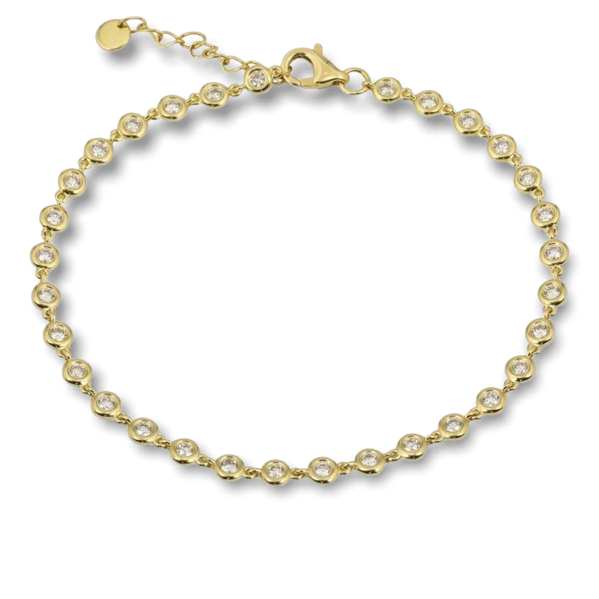 Bezels on Bezels Diamond Bracelet-Bracelets-Mama Bijoux-[14kgold]-[diamonds]-[heirloom_quality]-MamaBijoux