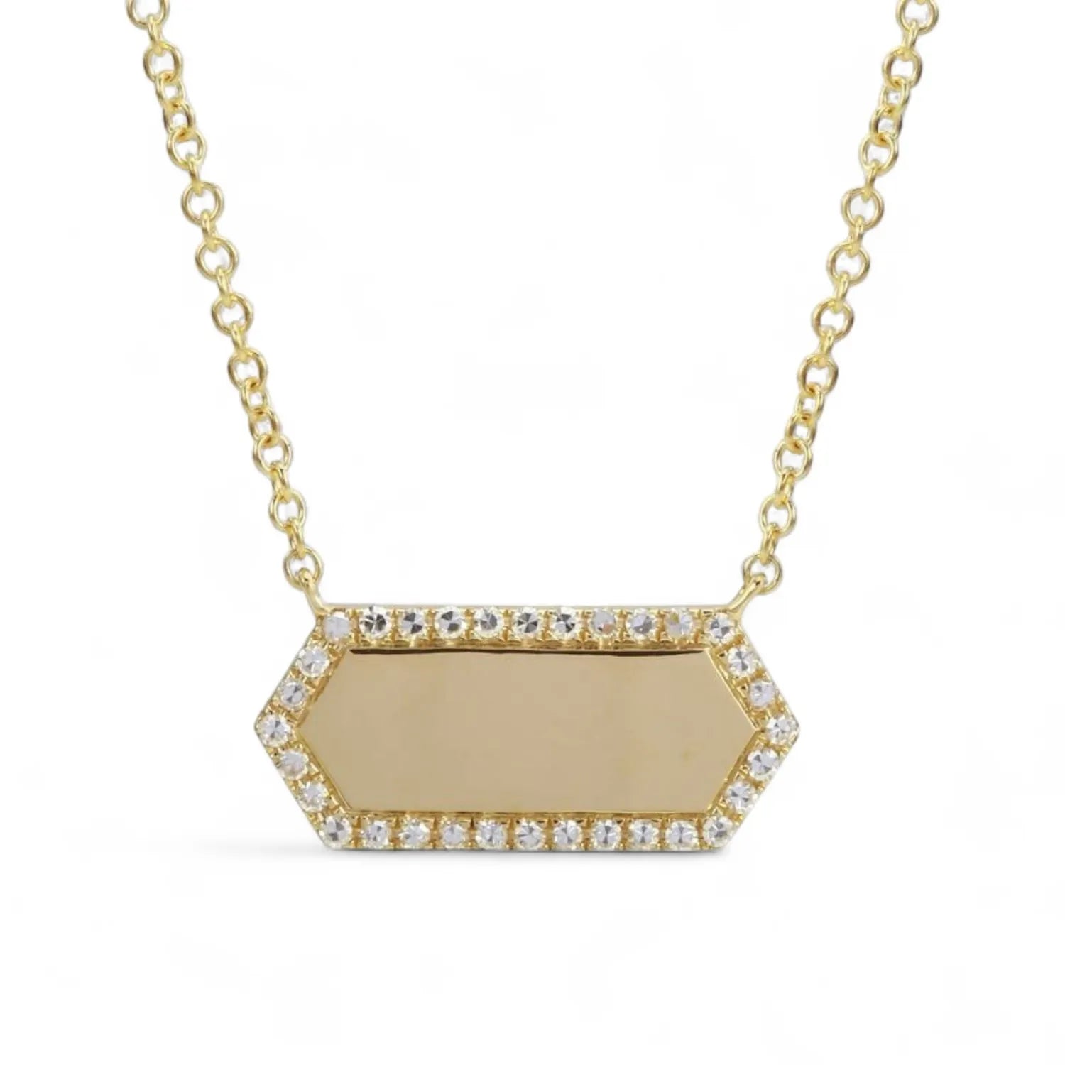 Bijoux Diamond Pavé ID Necklace